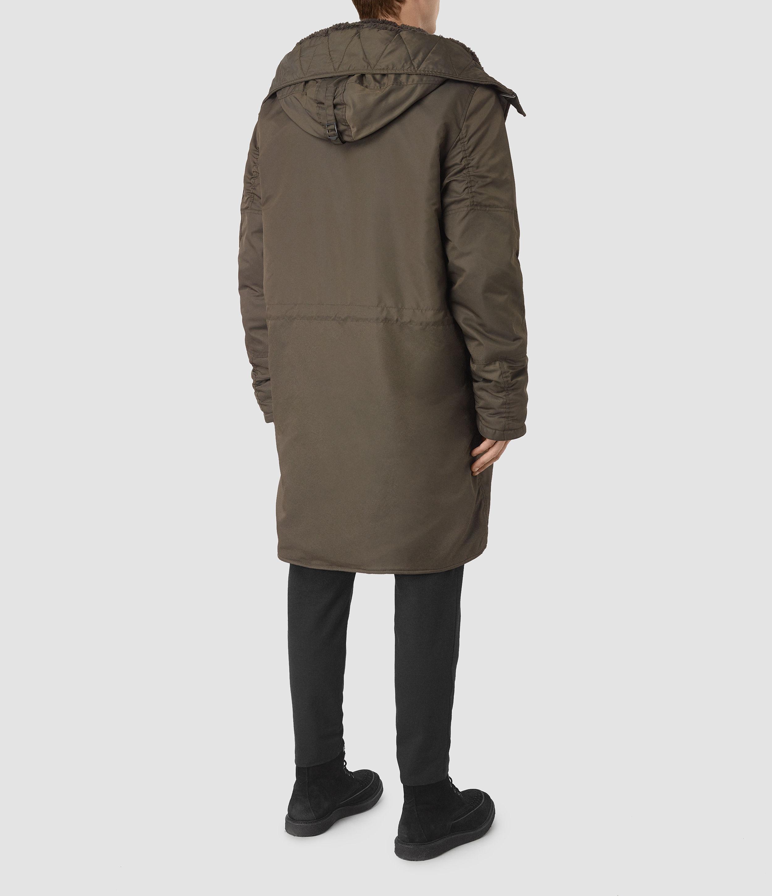 AllSaints Mason Parka Coat for Men | Lyst