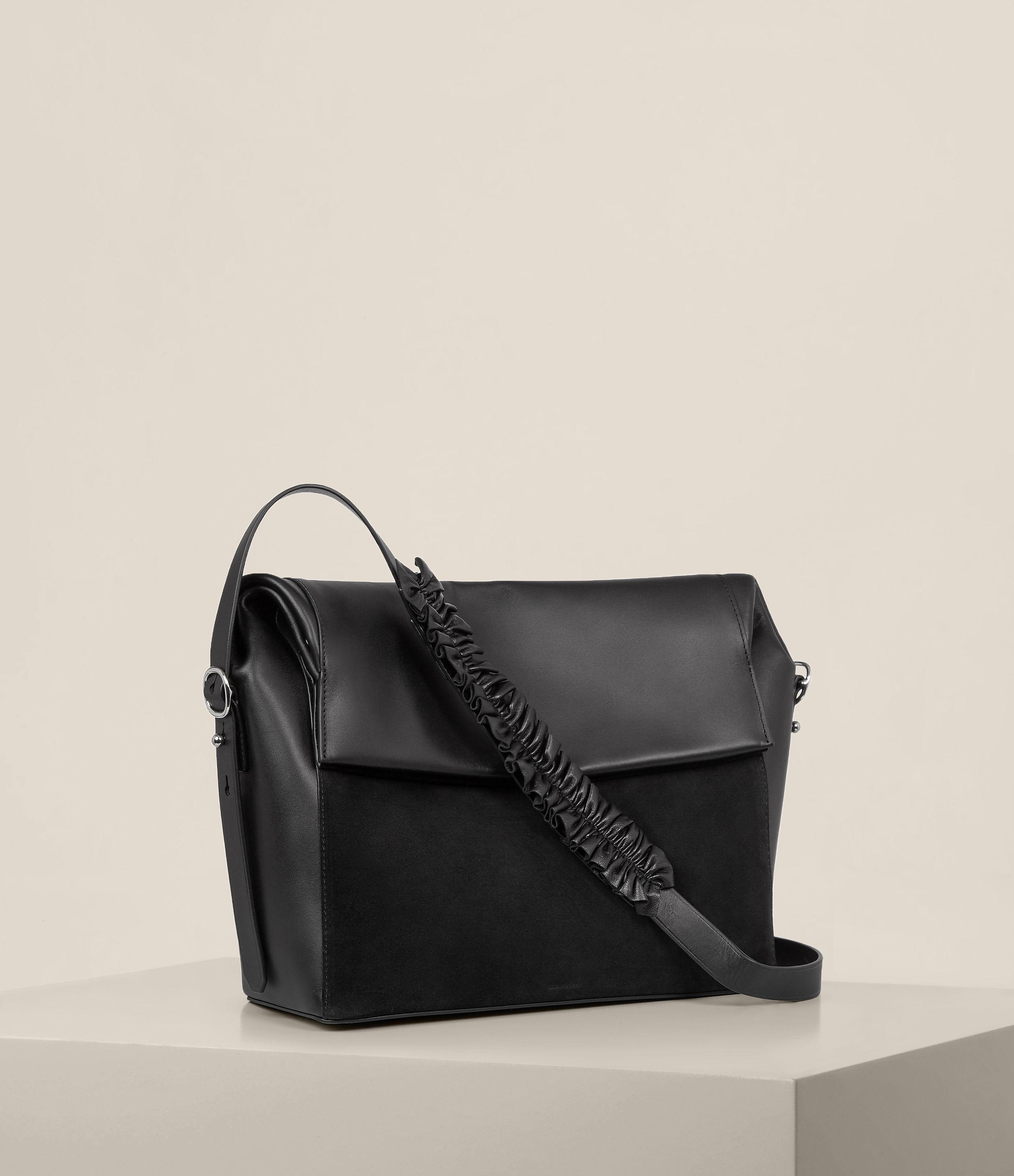 AllSaints Maya Shoulder Bag in Black Lyst