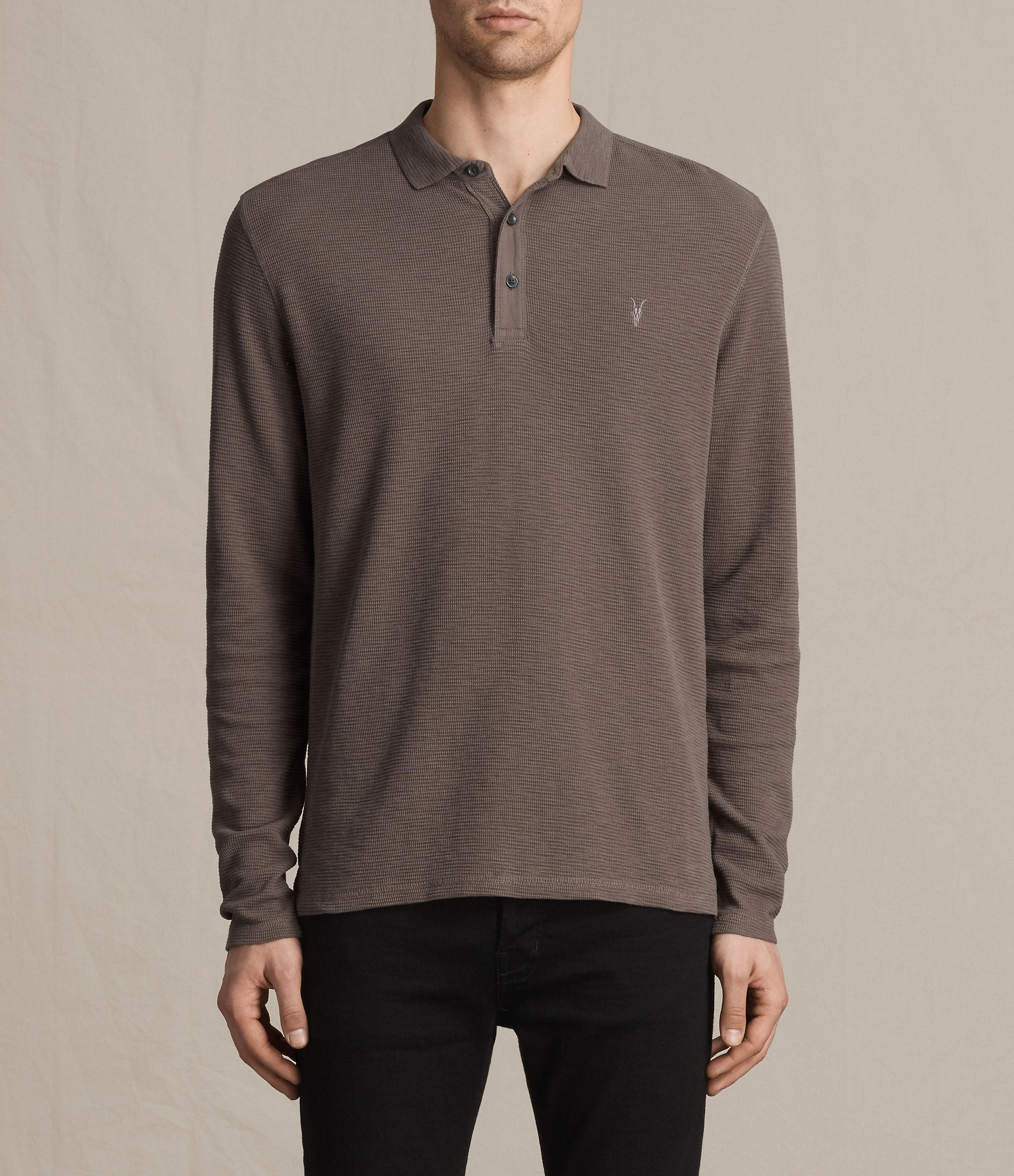 all saints long sleeve polo