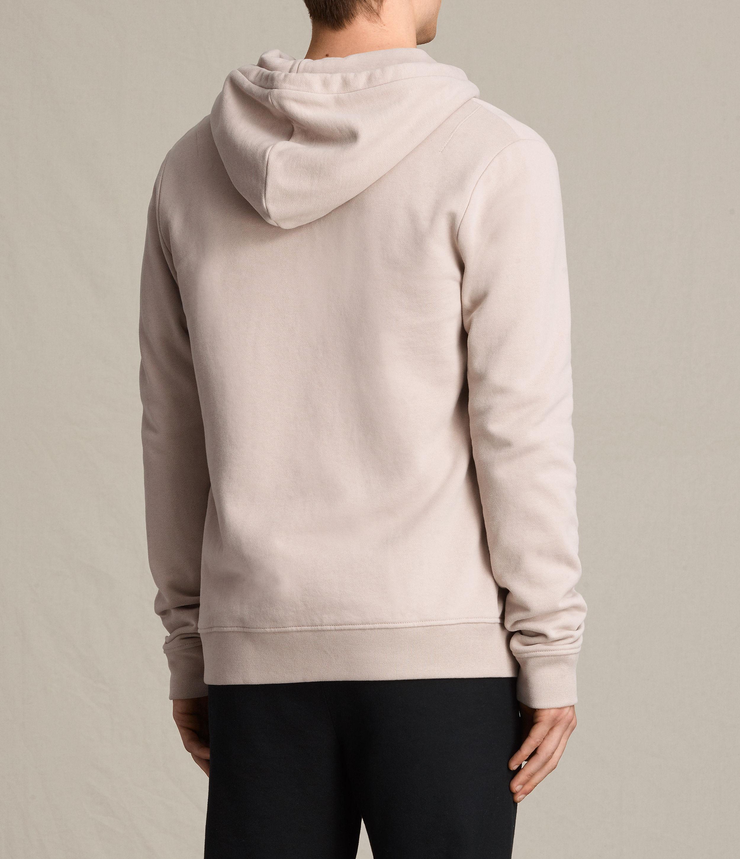 all saints pink hoodie