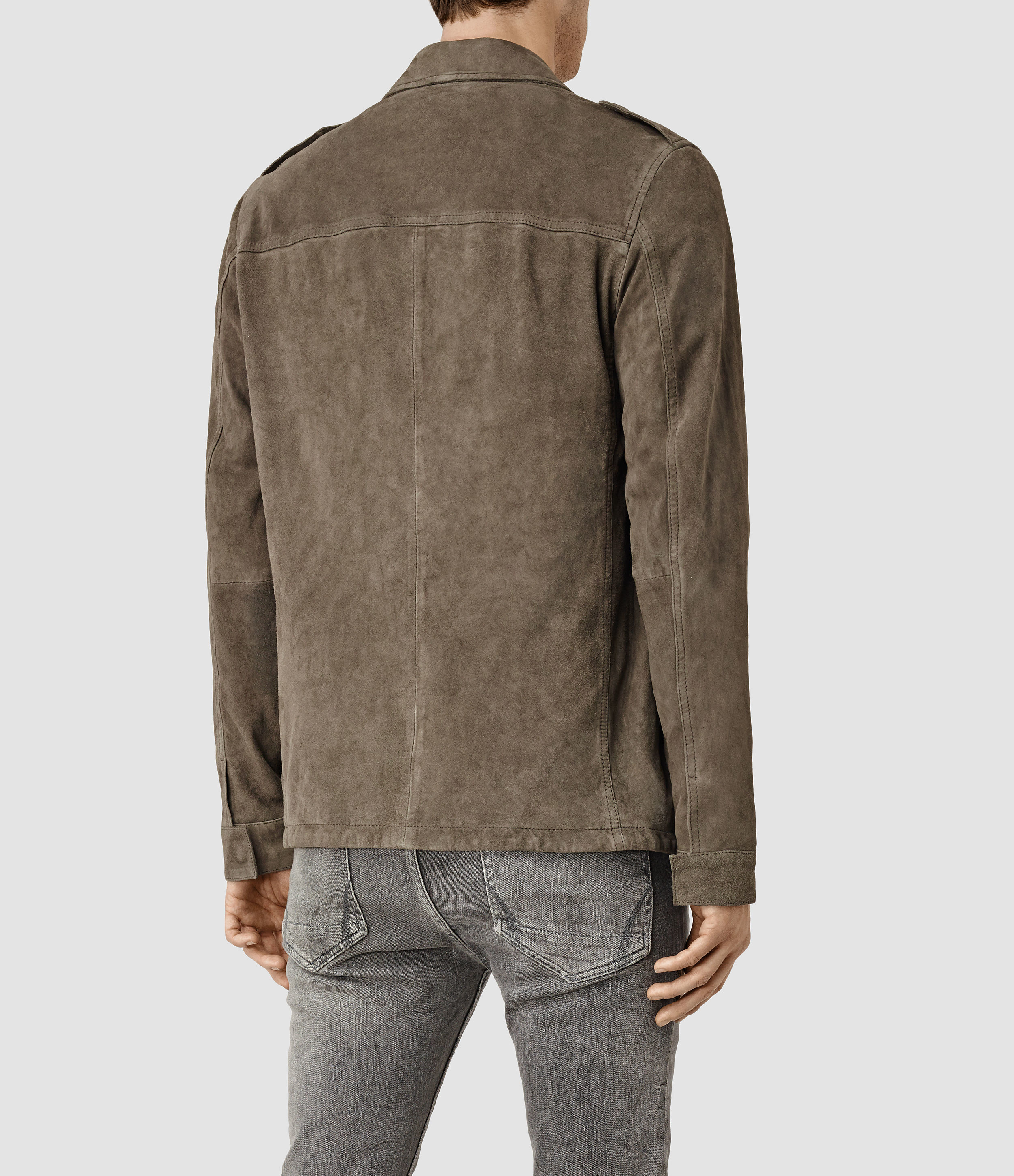 AllSaints Reserve Suede Overshirt Usa 