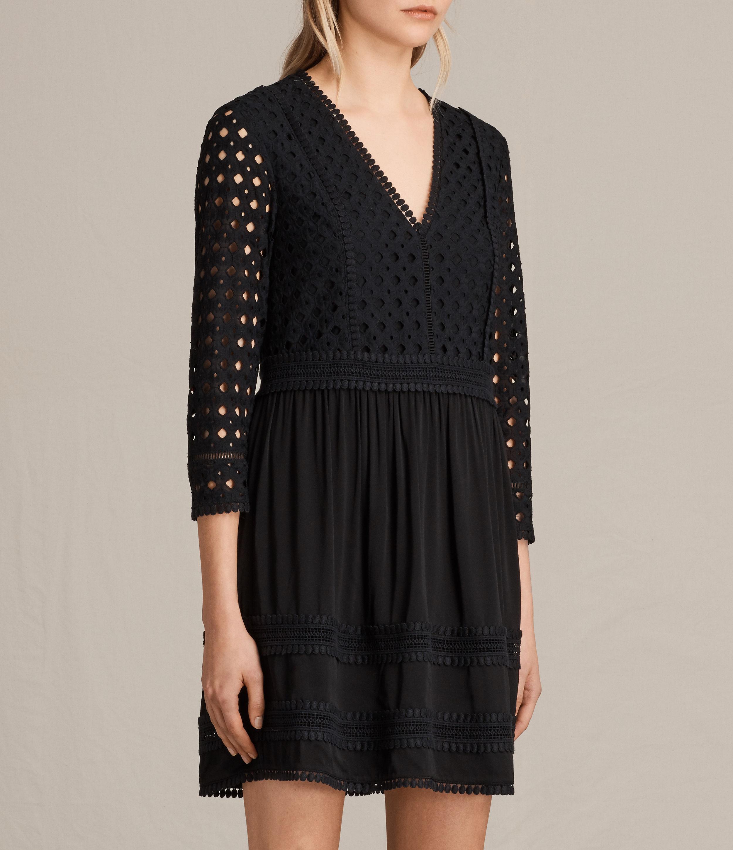 all saints lace dress
