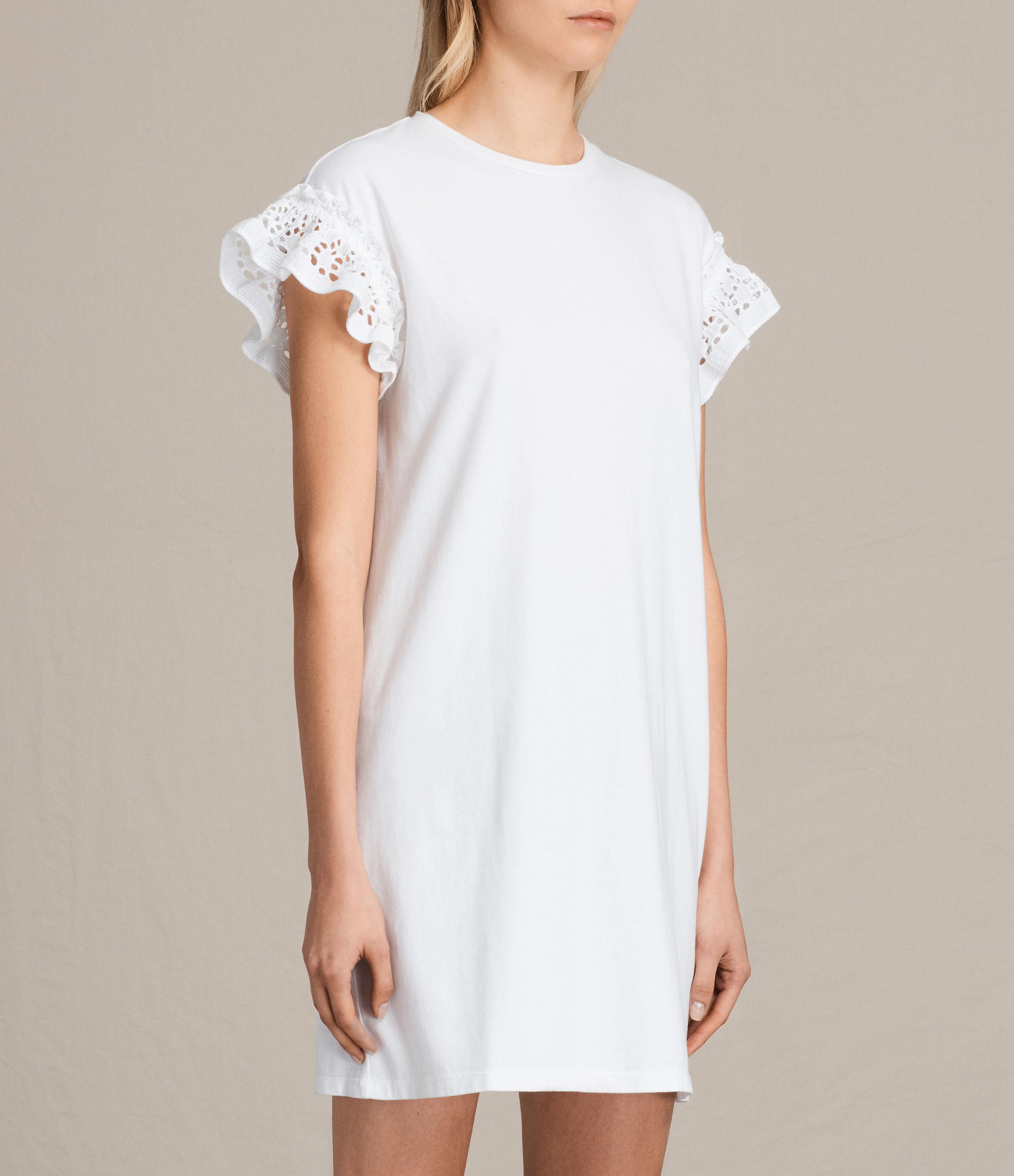 all saints ruffle dress