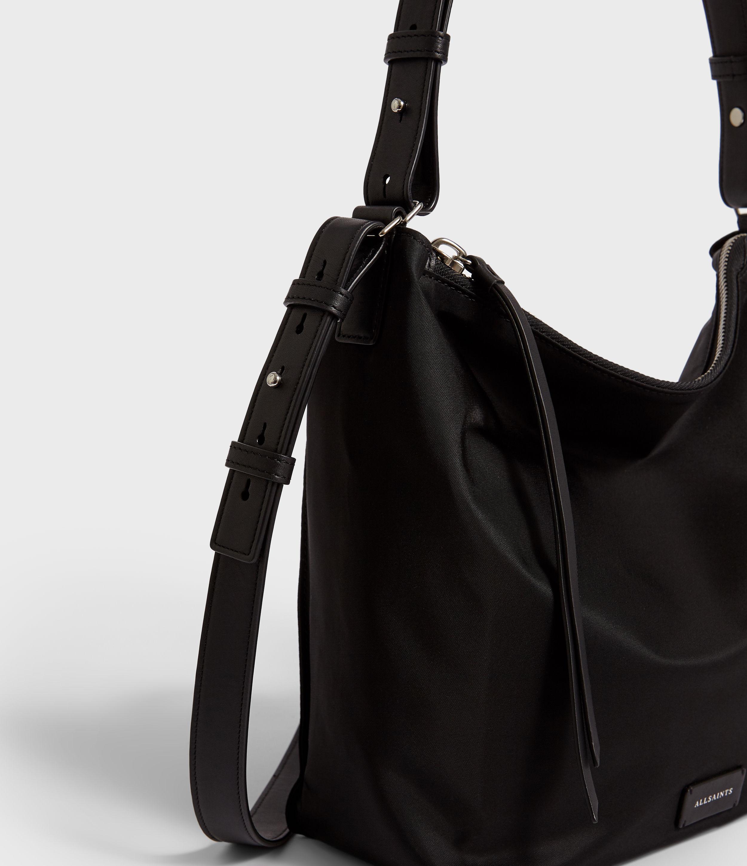 AllSaints Synthetic Nilo Kita Nylon Crossbody Bag in Black - Lyst