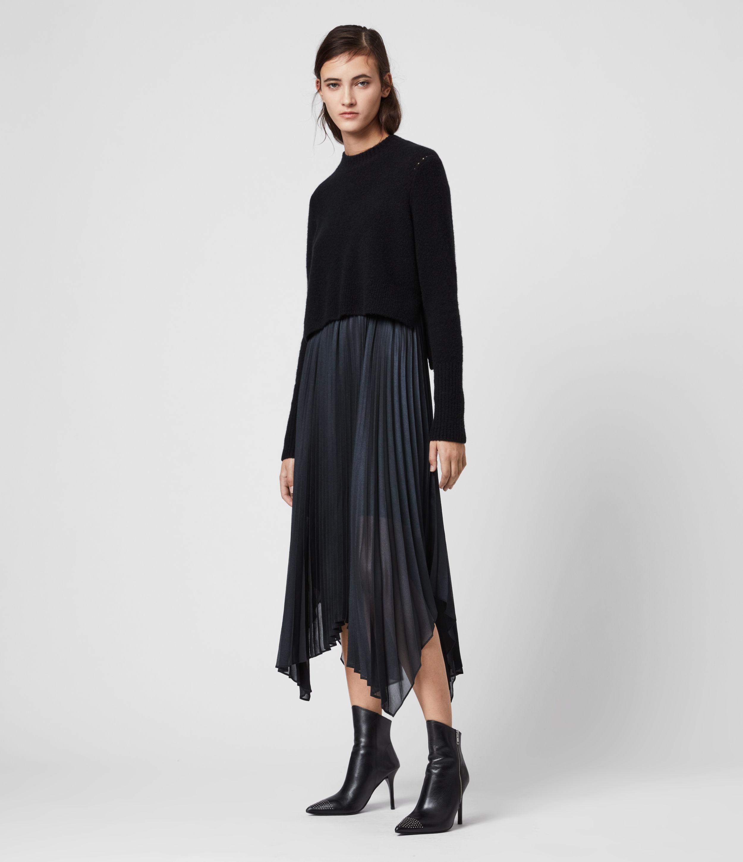 All saints wool dress cheap