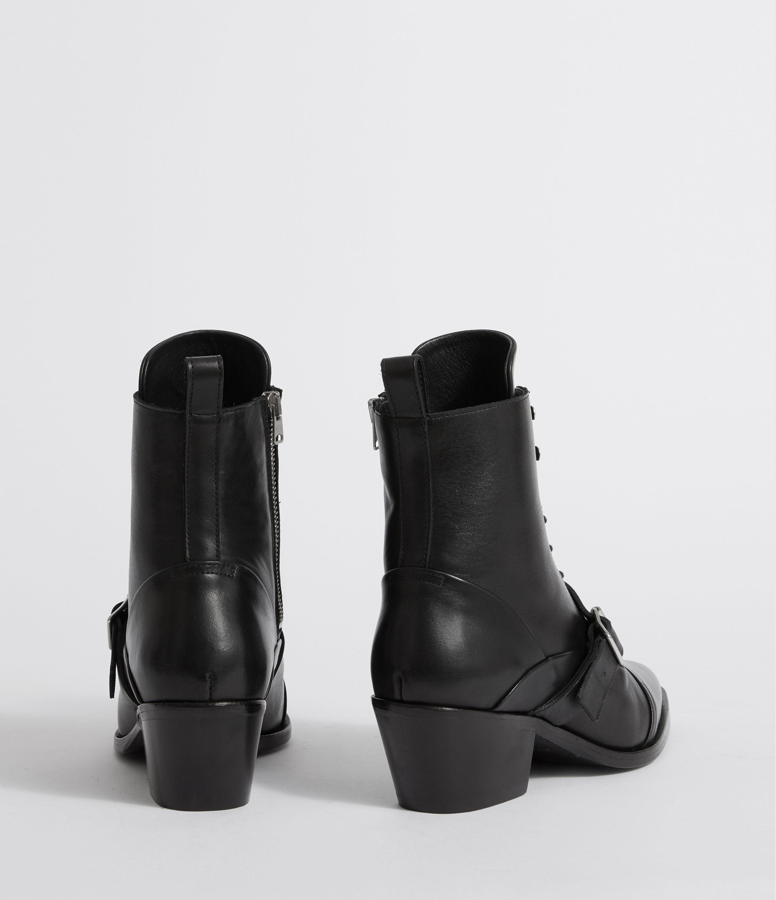all saints katy lace up boots