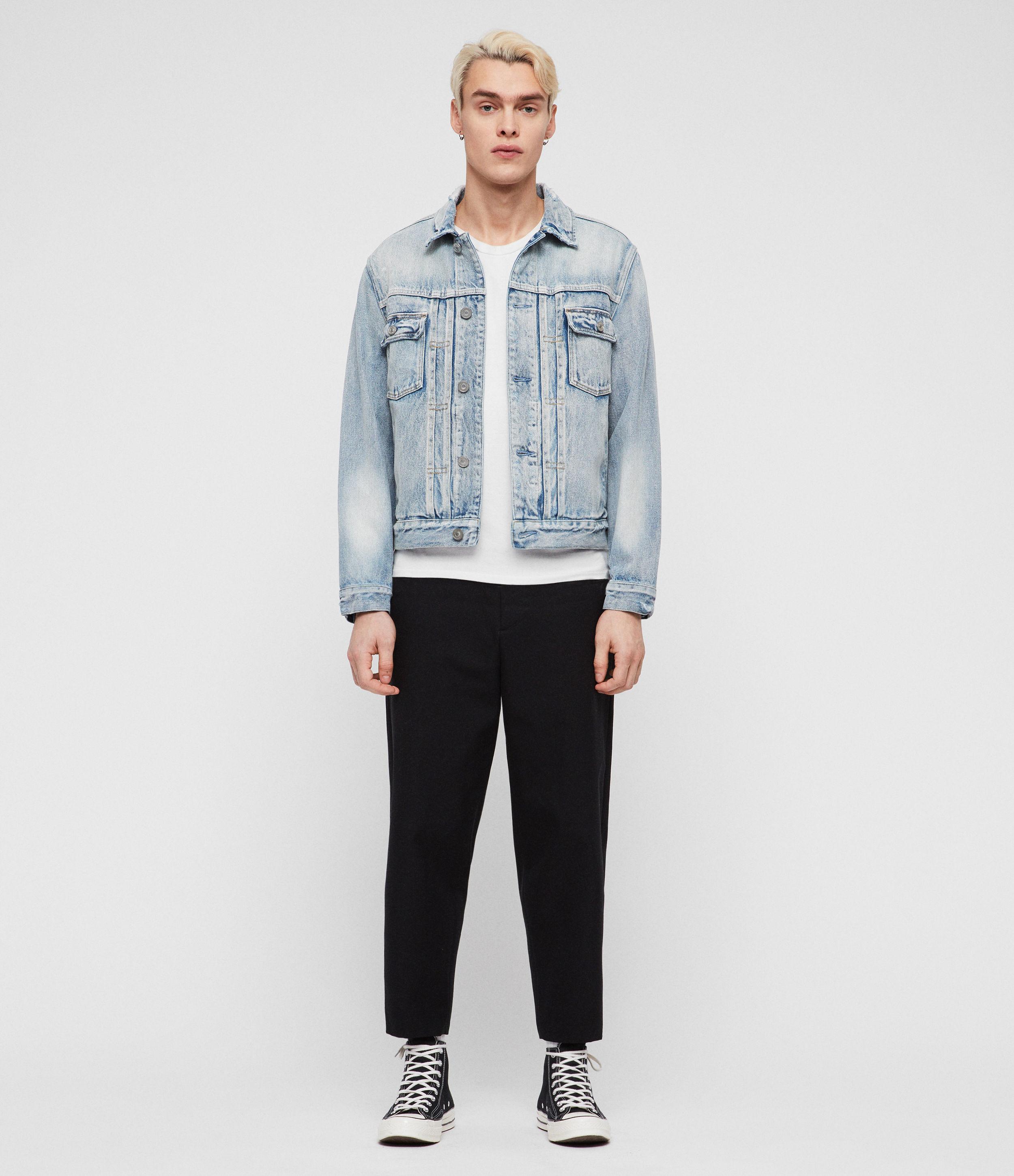 all saints denim jacket
