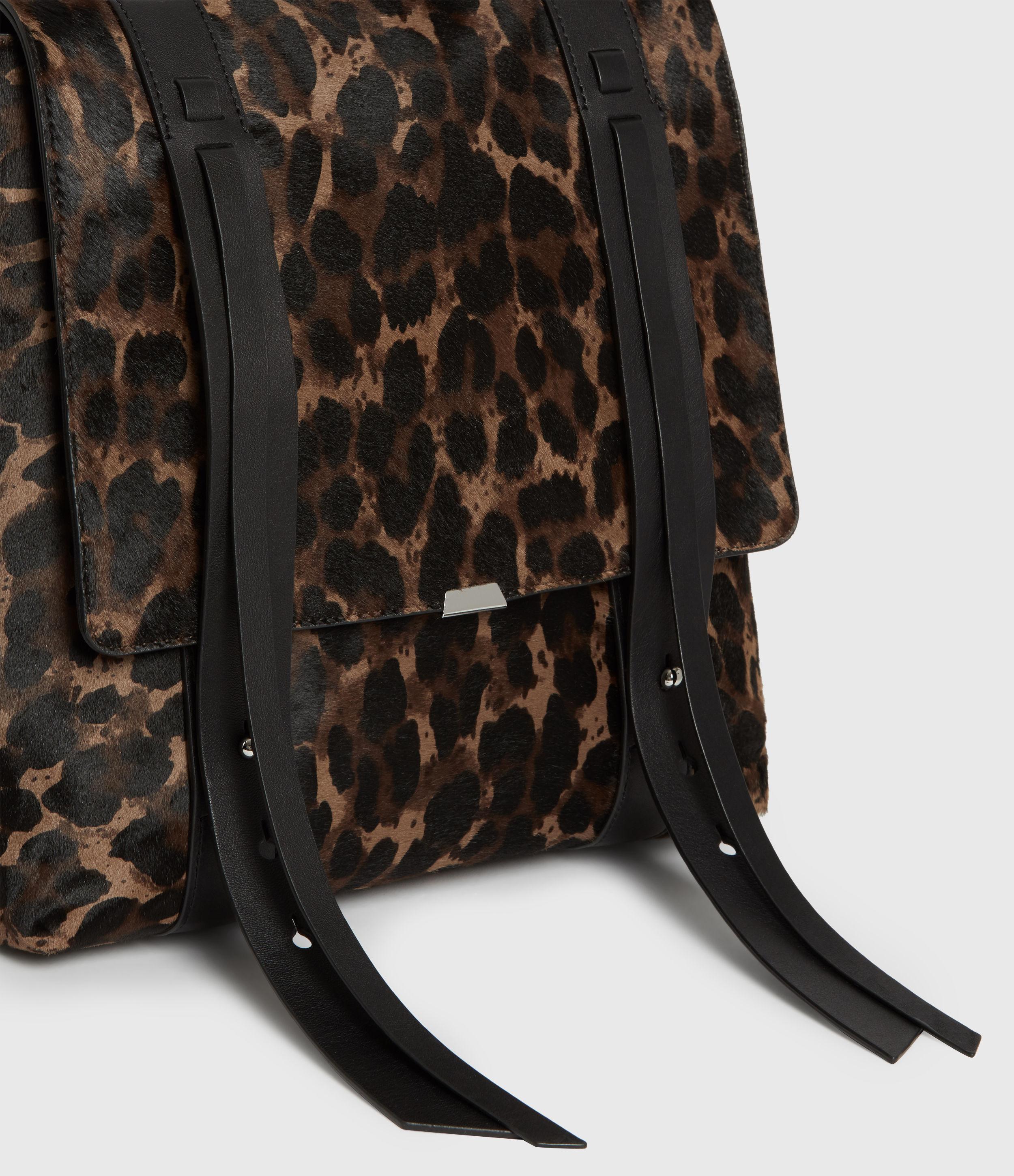 all saints leopard backpack