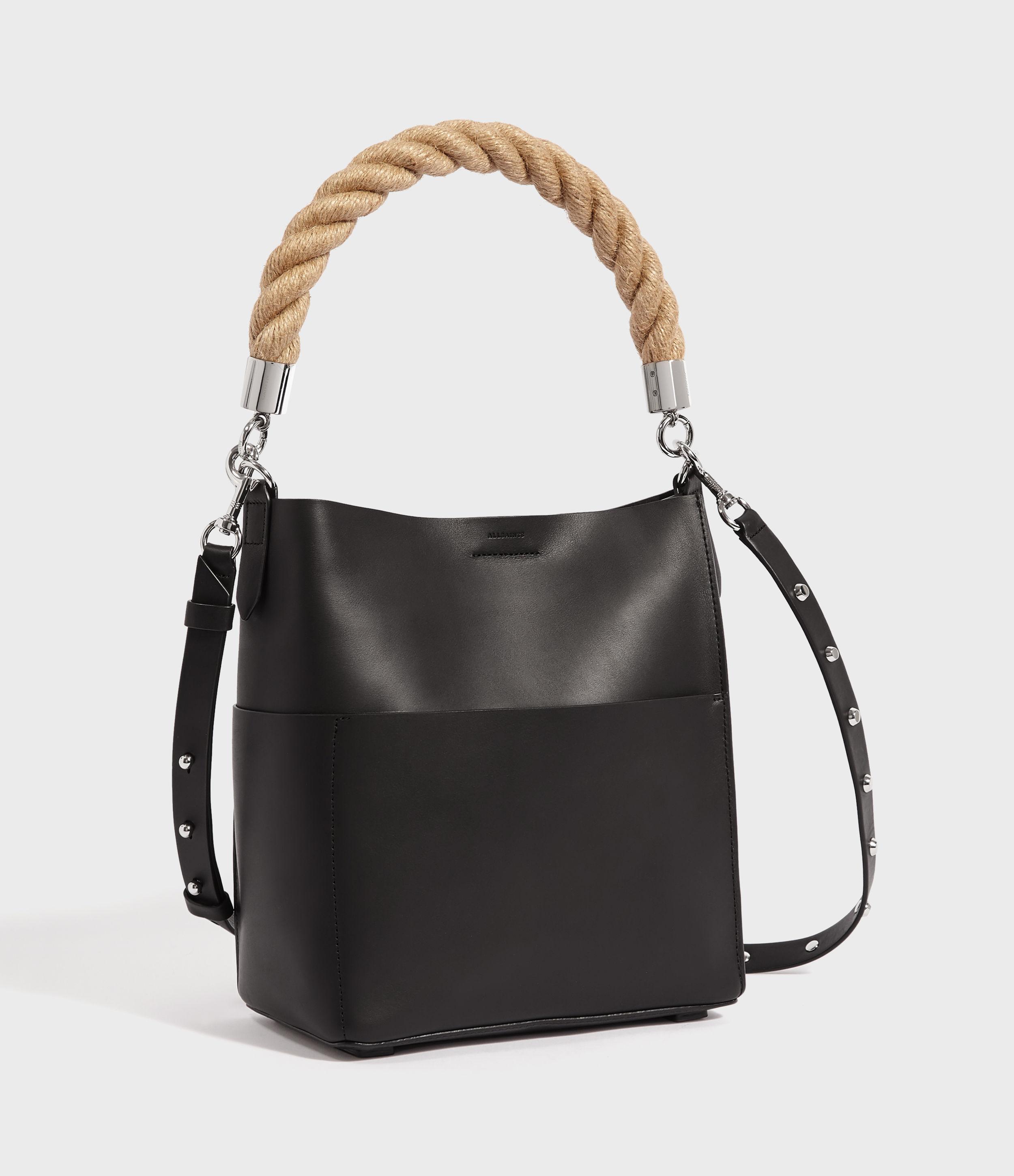 all saints leather tote bolsa