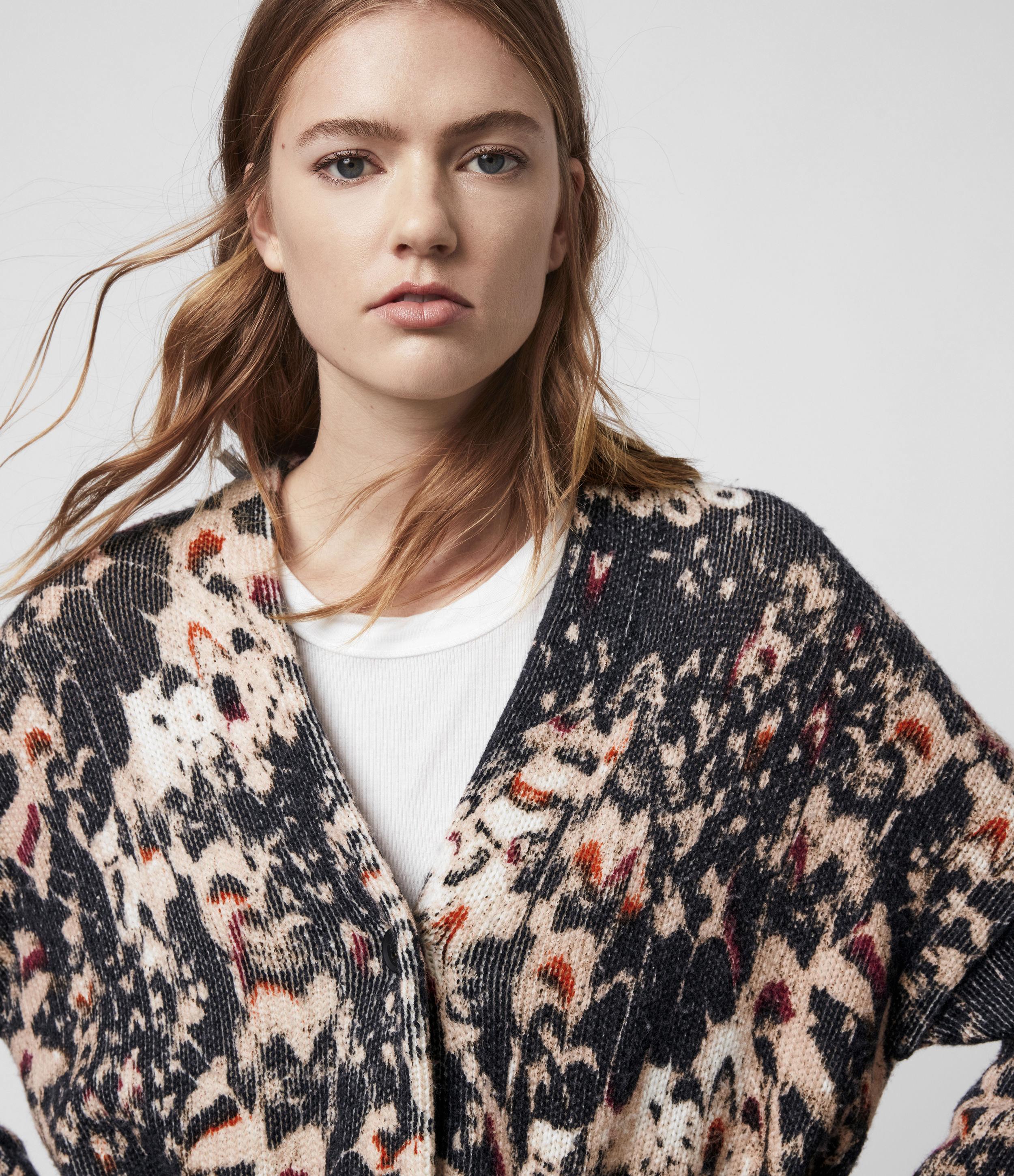 allsaints wing cardigan