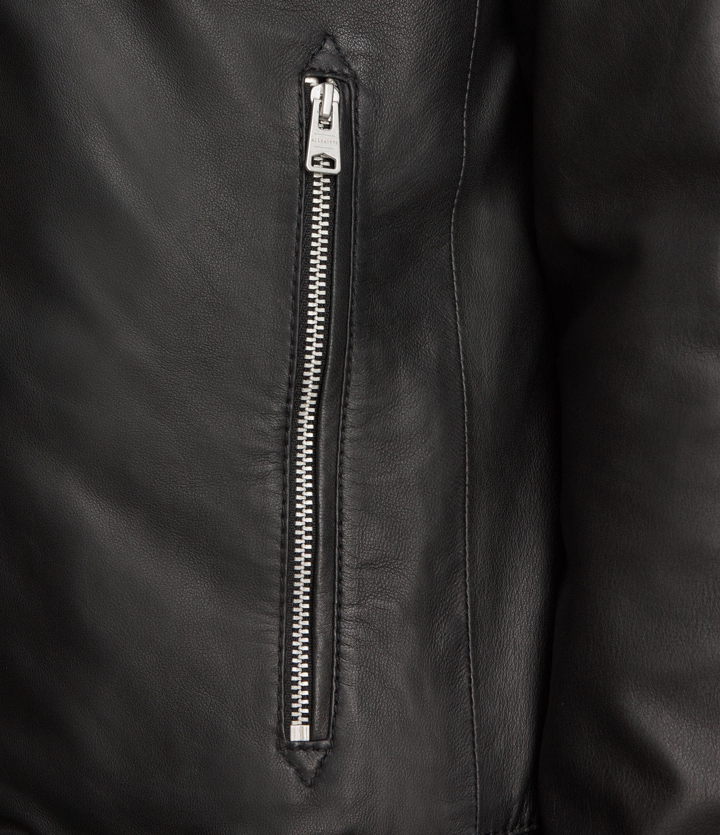 all saints mower leather jacket