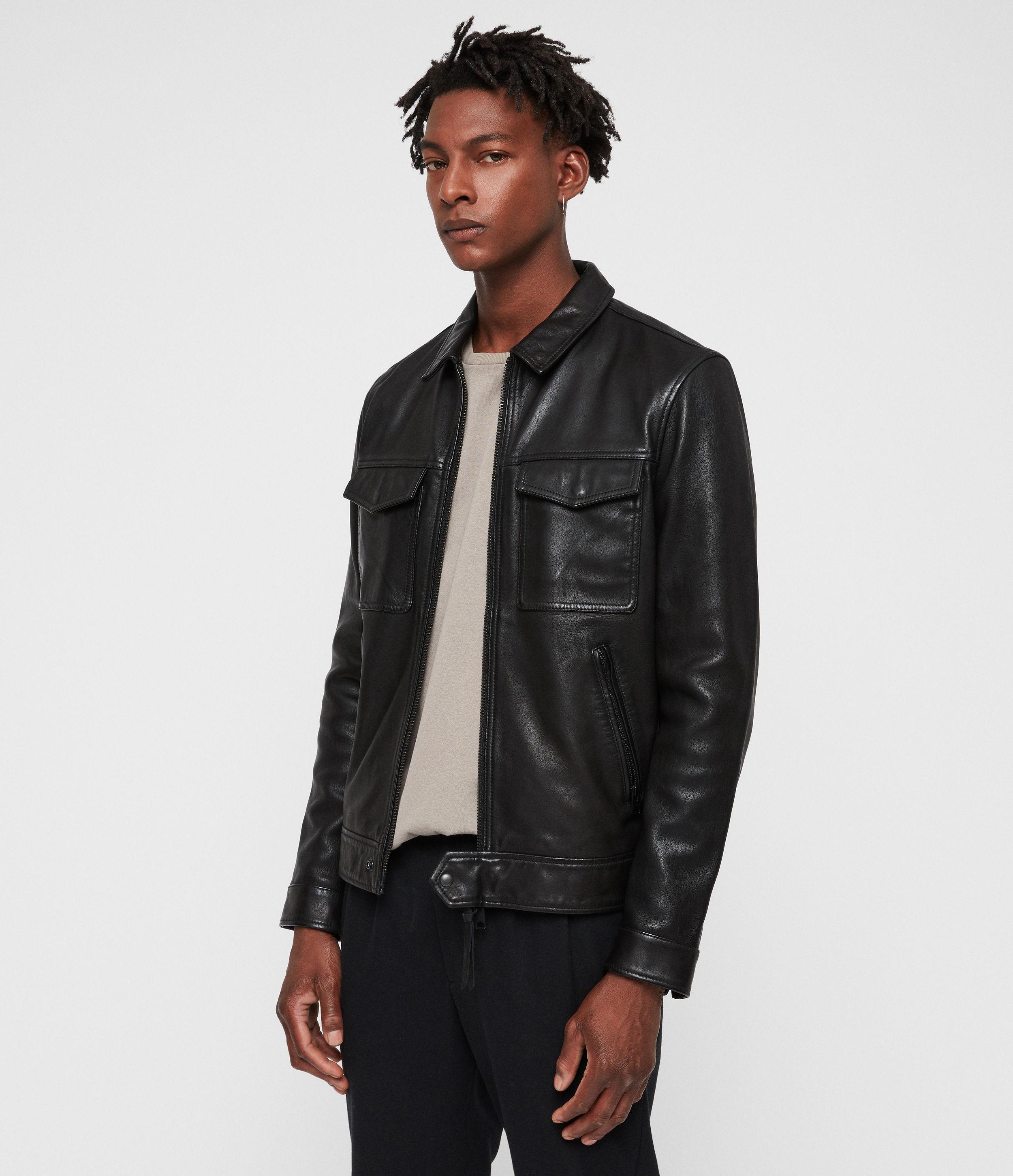 Allsaints revelry leather best sale jacket