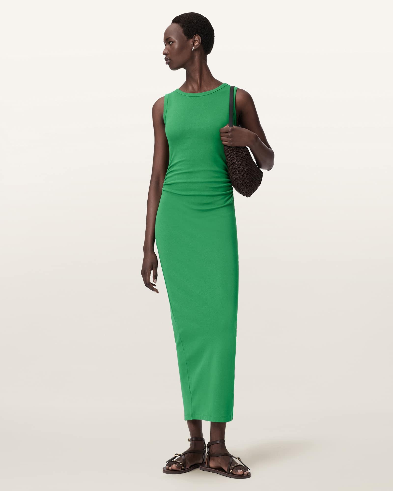 green emerald velvet dress Amazon.com: AllSaints Womens Milla Bird Parka Khaki Green Small : Clothing,  Shoes & Jewelry main image 1