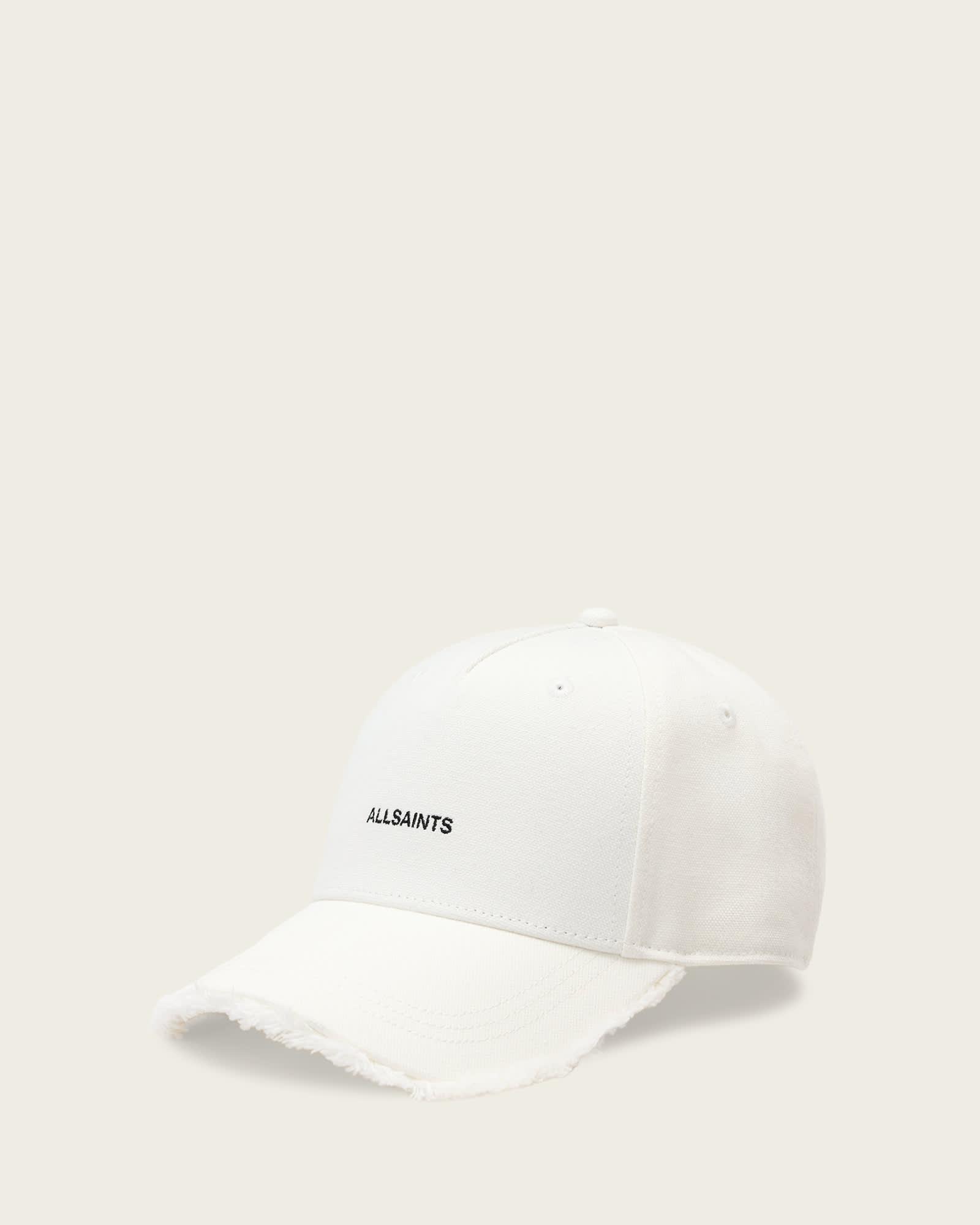 AllSaints White Logo Baseball Cap unisex AllSaints Mens Oppose Baseball Cap, Hat with Adjustable  main image 2