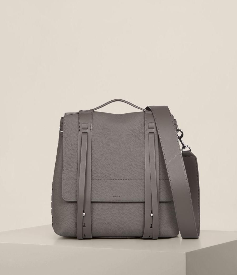 All Saints Vincent Vincent Leather Backpack All Saints Vincent Blue/Gray  Leather Backpack