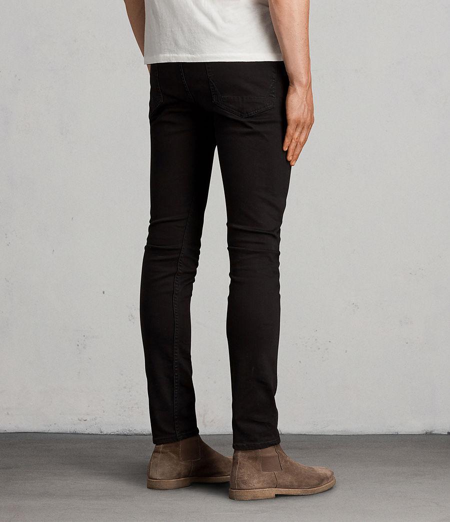 AllSaints Denim Blouis Cigarette Skinny Jeans in Black for Men - Lyst