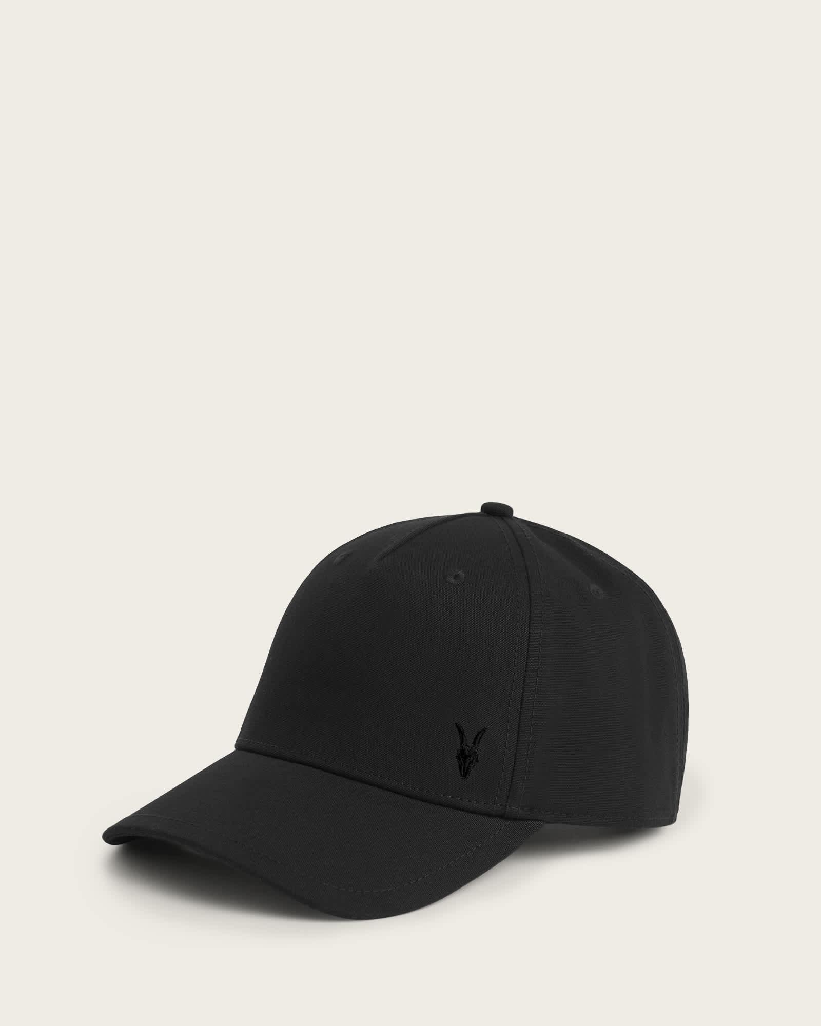 All Saints Theo baseball cap Allsaints Ramskull Leather Baseball Cap In Black - 30% Off  main image 2