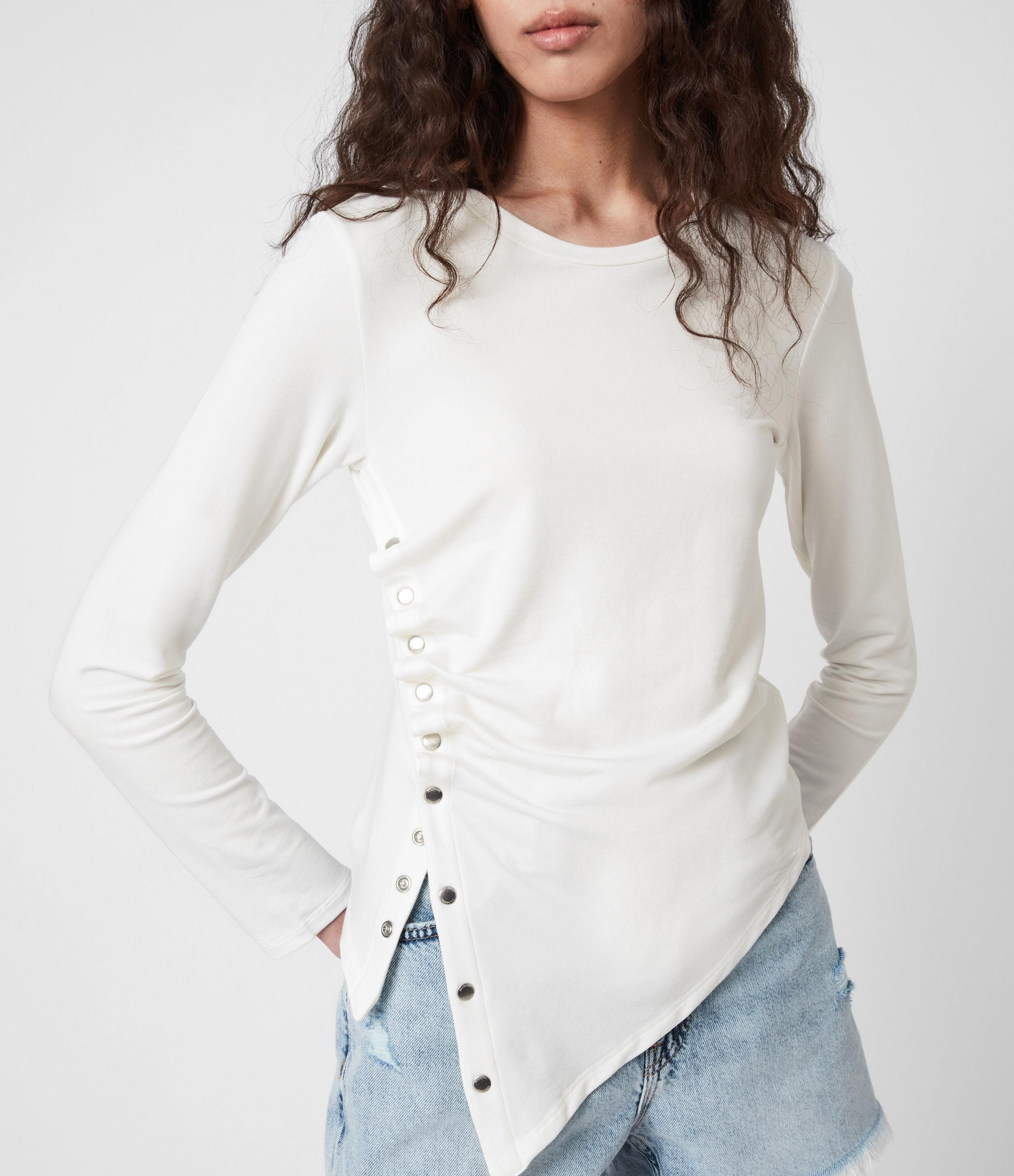 all saints white tee