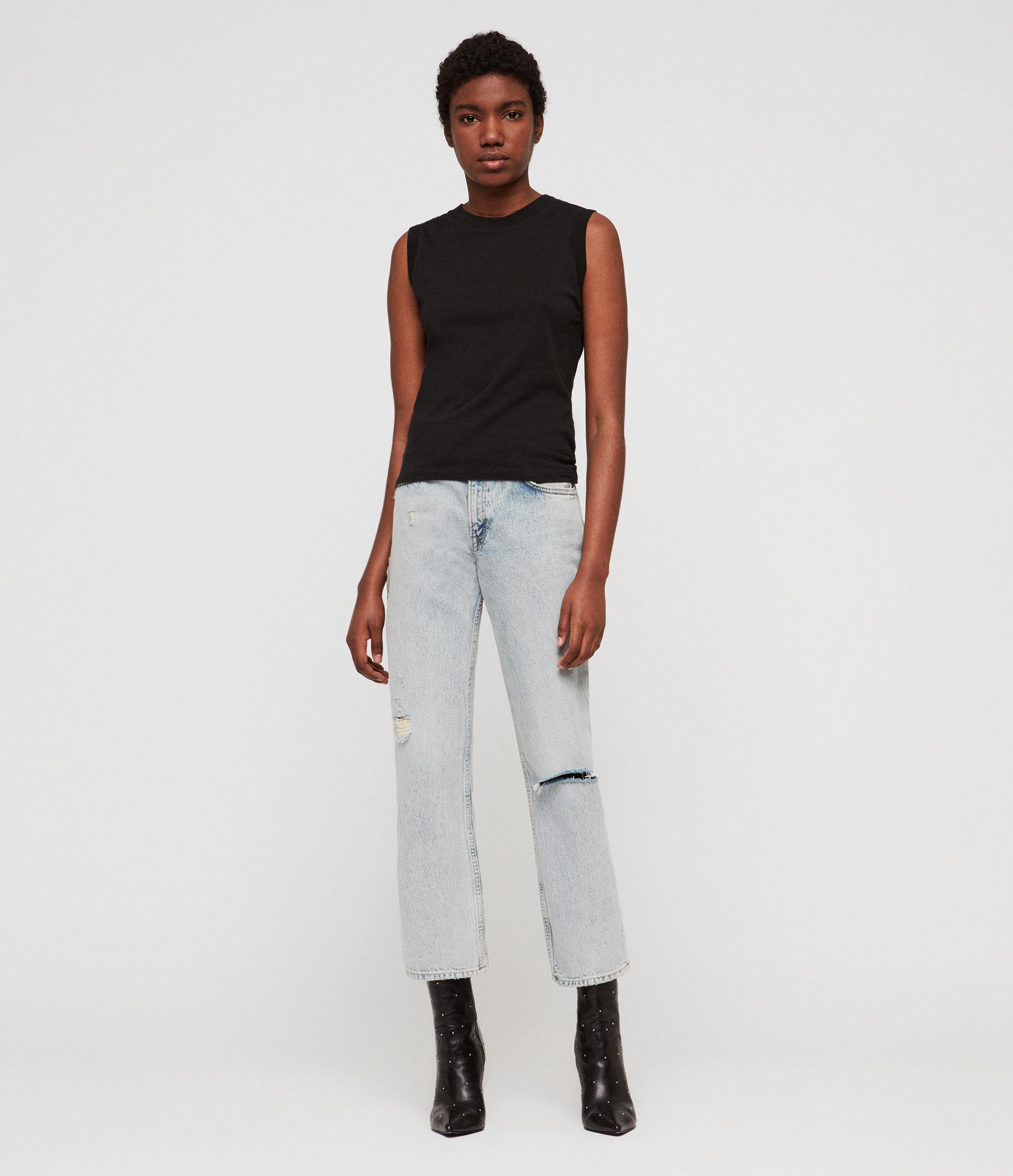 all saints ripped jeans