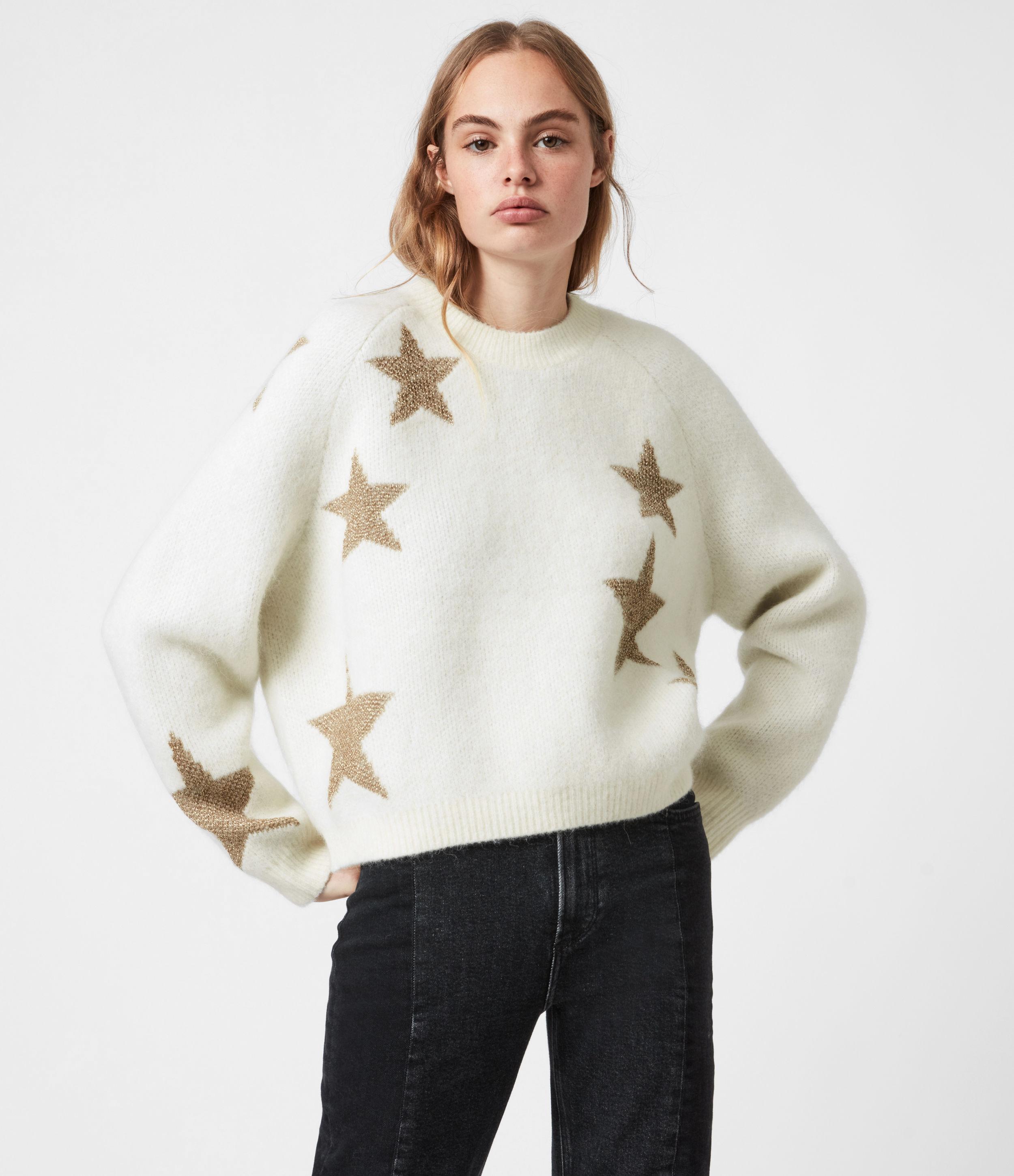 all saints star jumper