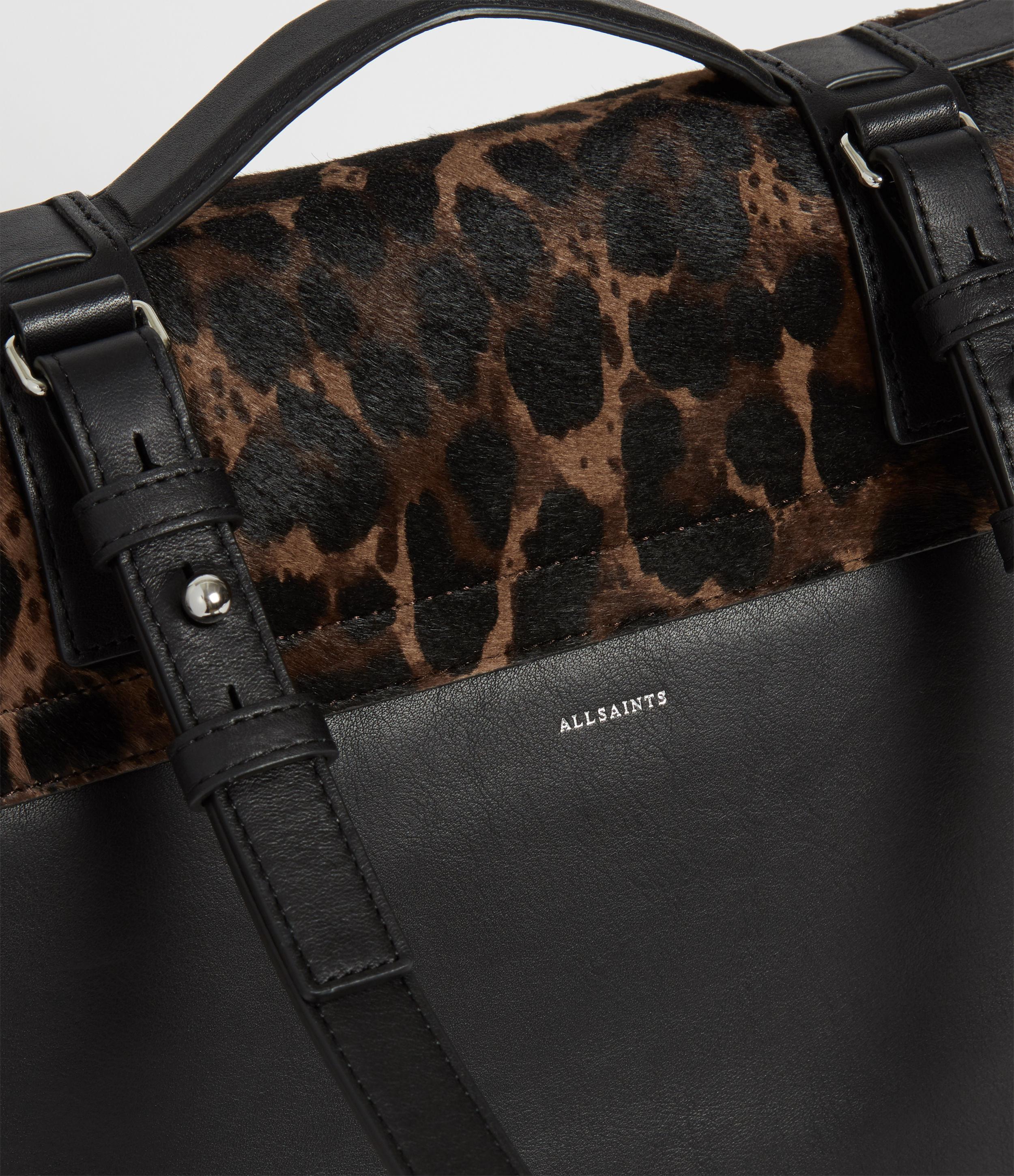 all saints leopard backpack