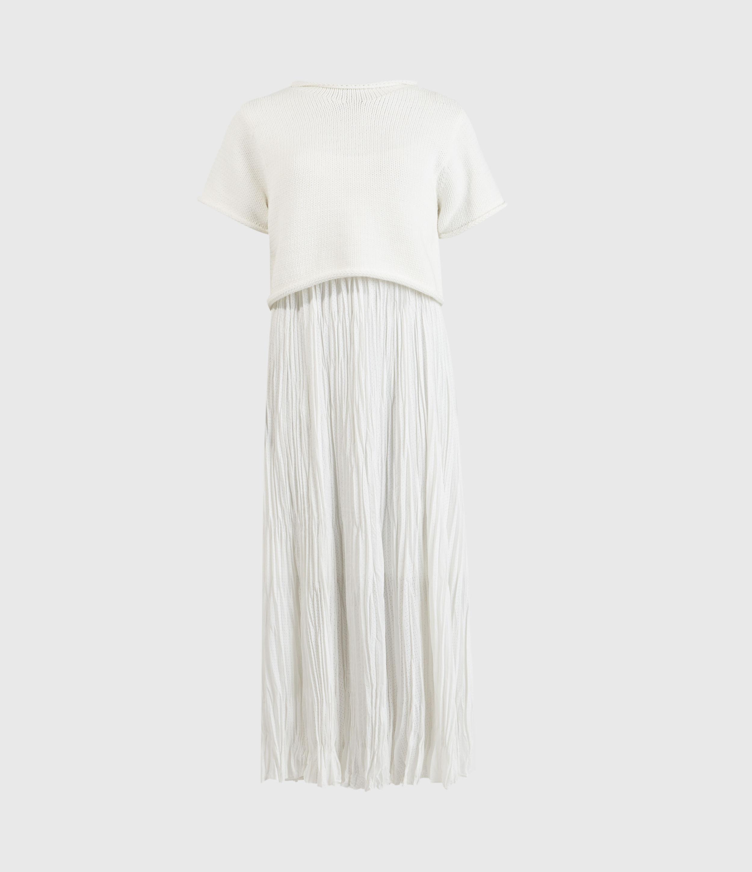 AllSaints Laze 2-in-1 Dress in White | Lyst