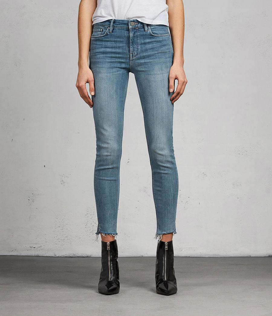 ankle fray skinny jeans