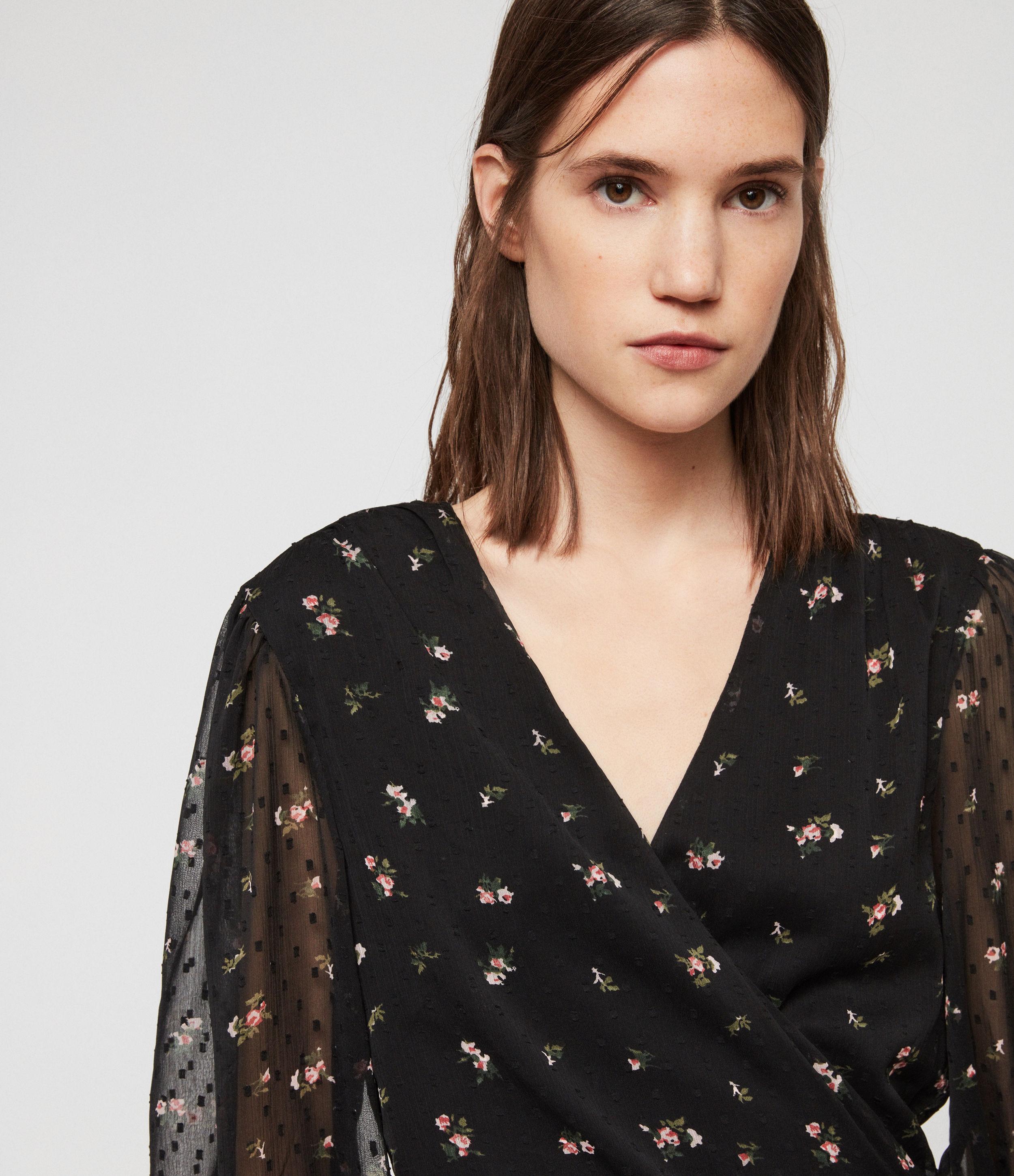 allsaints jade aster dress