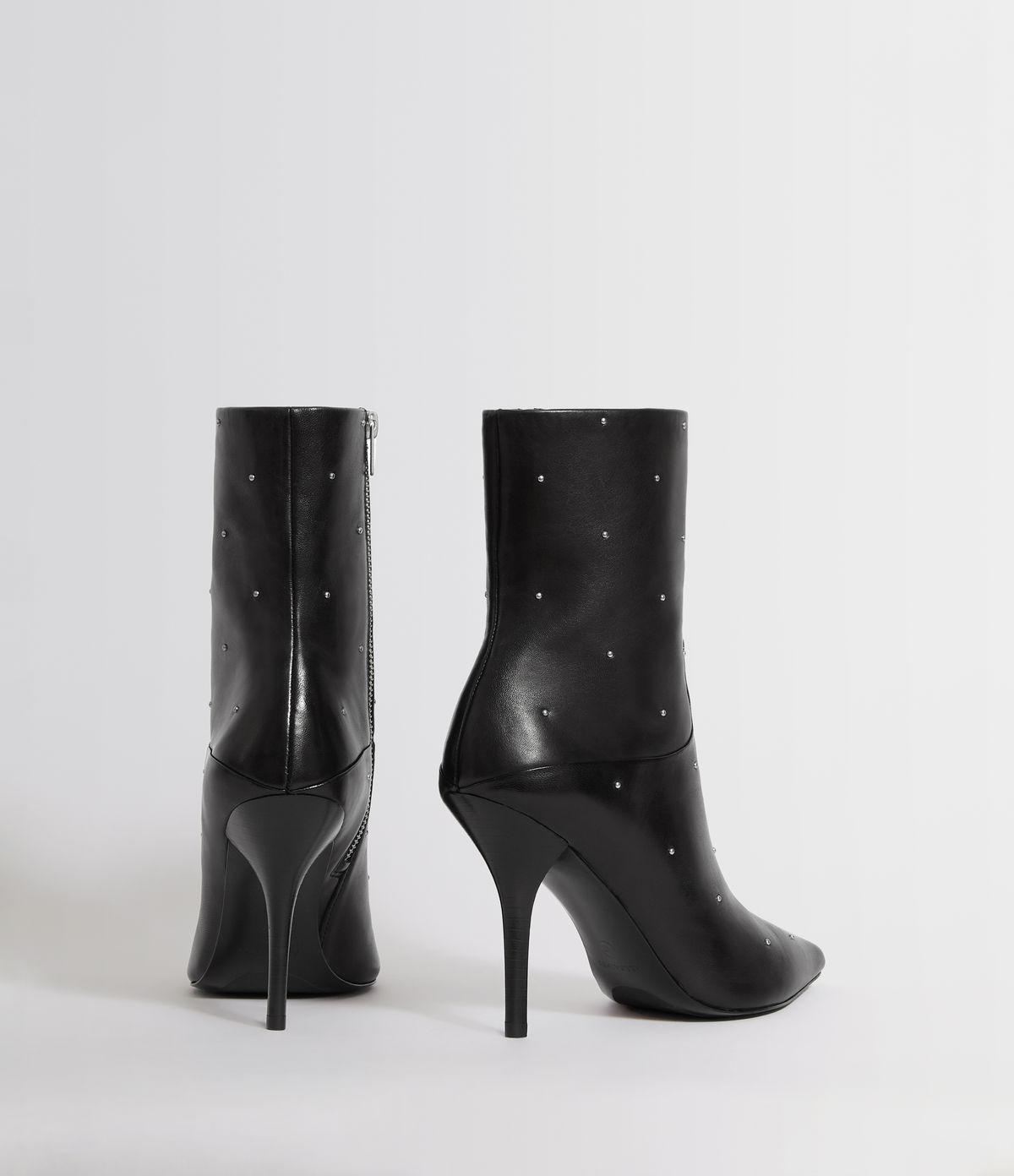 AllSaints Leather Jenna Stud Boot in 