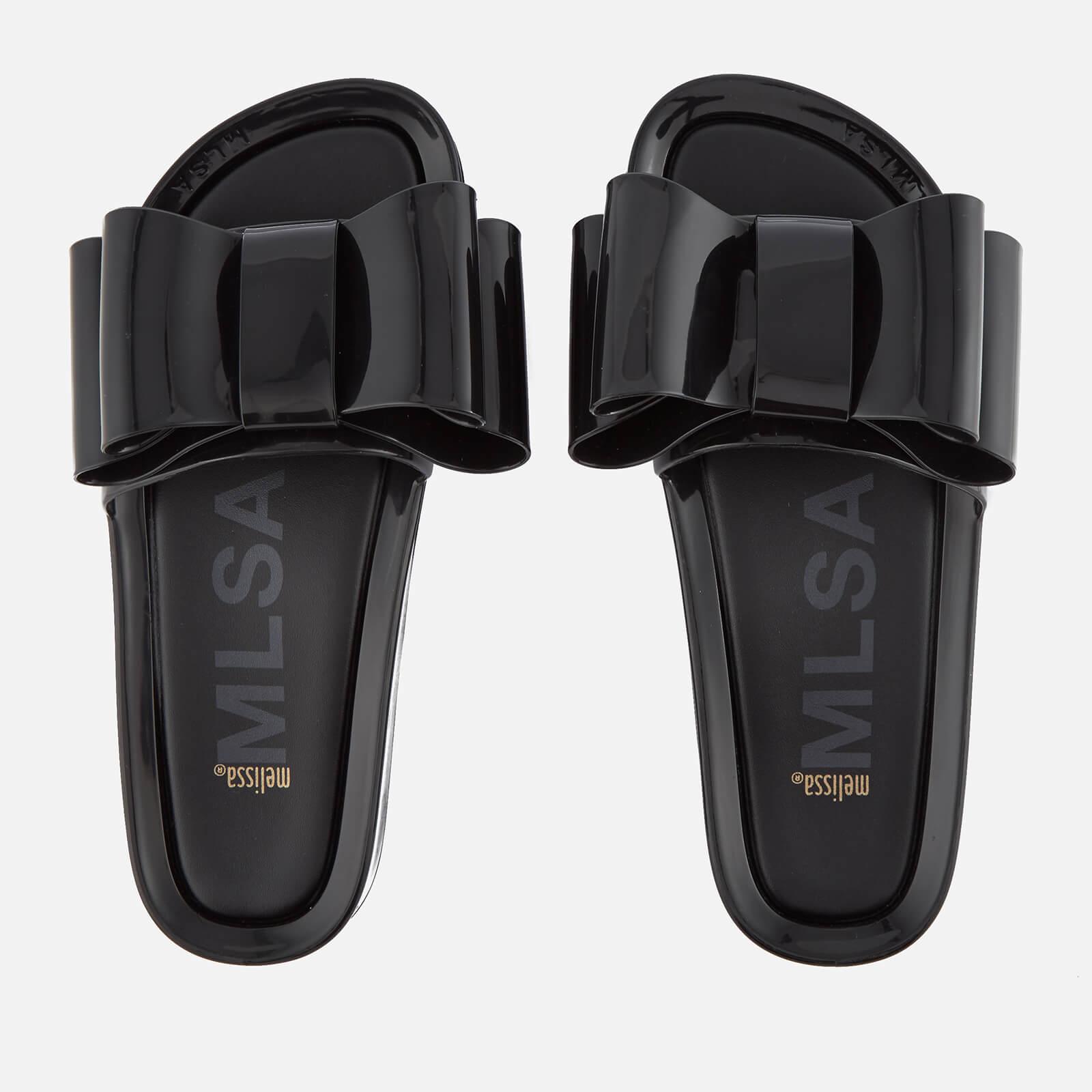 Melissa Women's Beach Slide Bow 18 Sandals in Black - Lyst