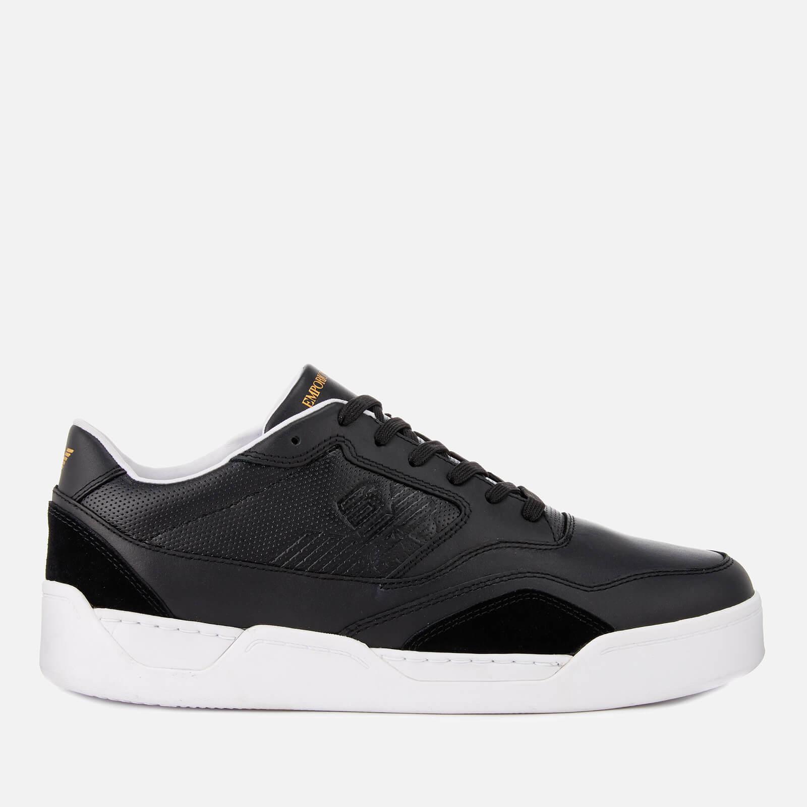 Emporio Armani Trainers in Black for Men - Lyst