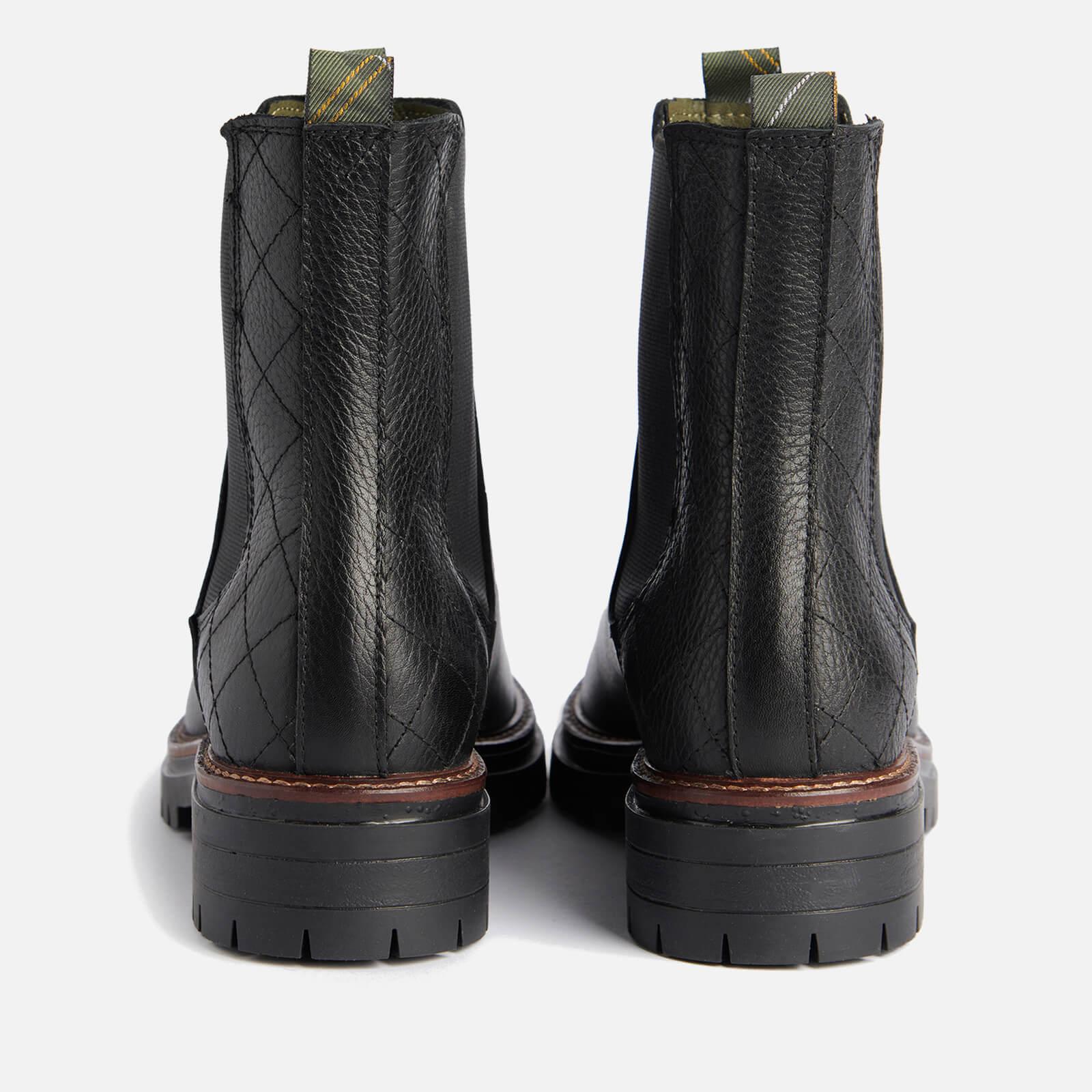 Barbour Evie Leather Chelsea Boots in Black | Lyst