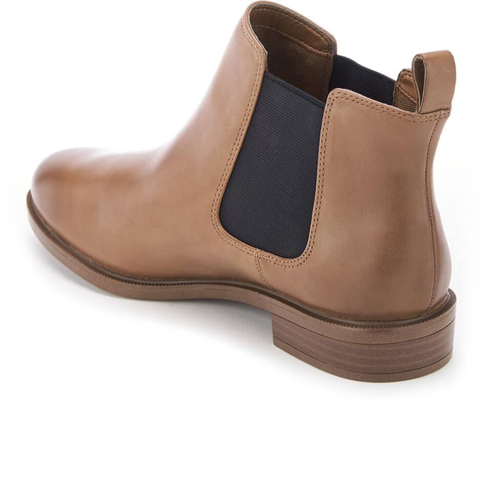 clarks tan chelsea boots