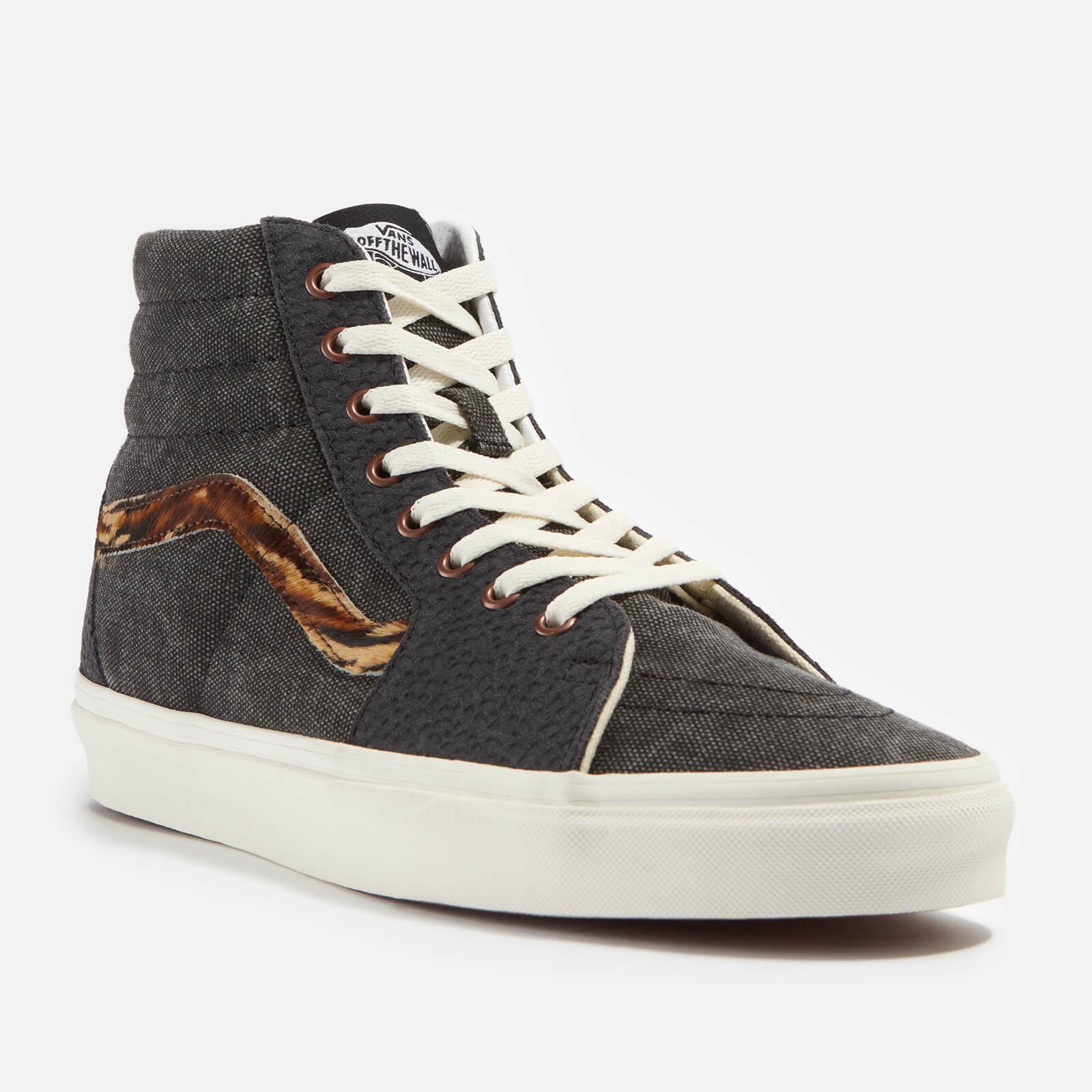 Vans Subtle Safari Sk8 Denim Hi-top Trainers in Black for Men | Lyst