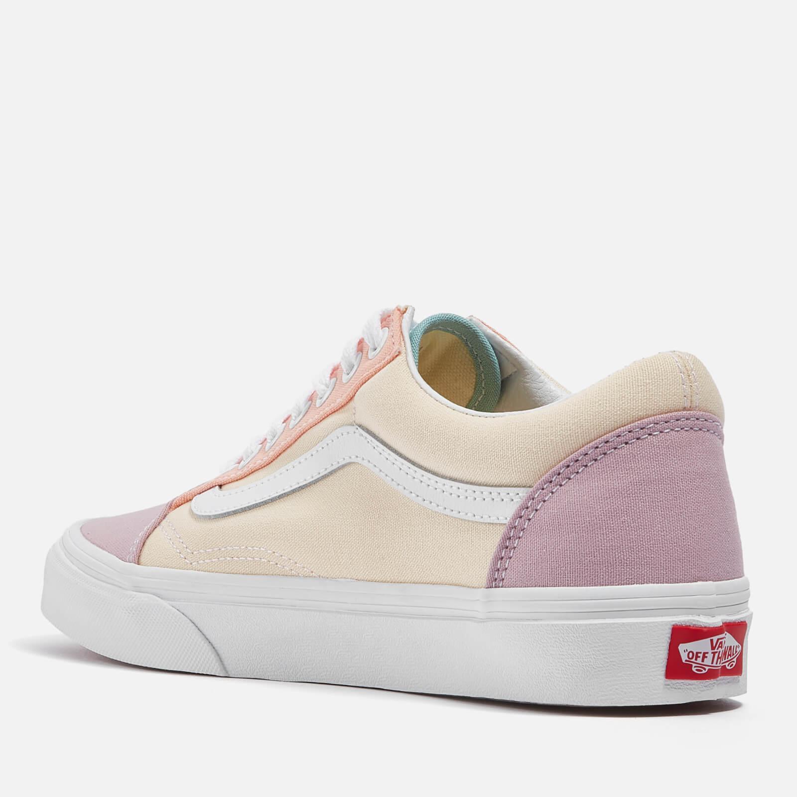 Vans Pastel Block Authentic Canvas Trainers in Gray | Lyst