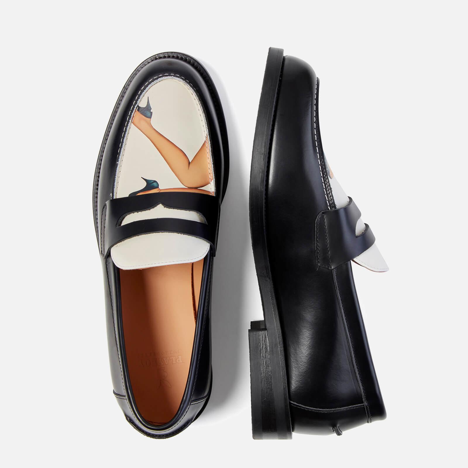 træner Underinddel Frustration Duke & Dexter Duke + Dexter X Playboy Wilde Vintage Sketch Penny Loafers in  Black for Men | Lyst