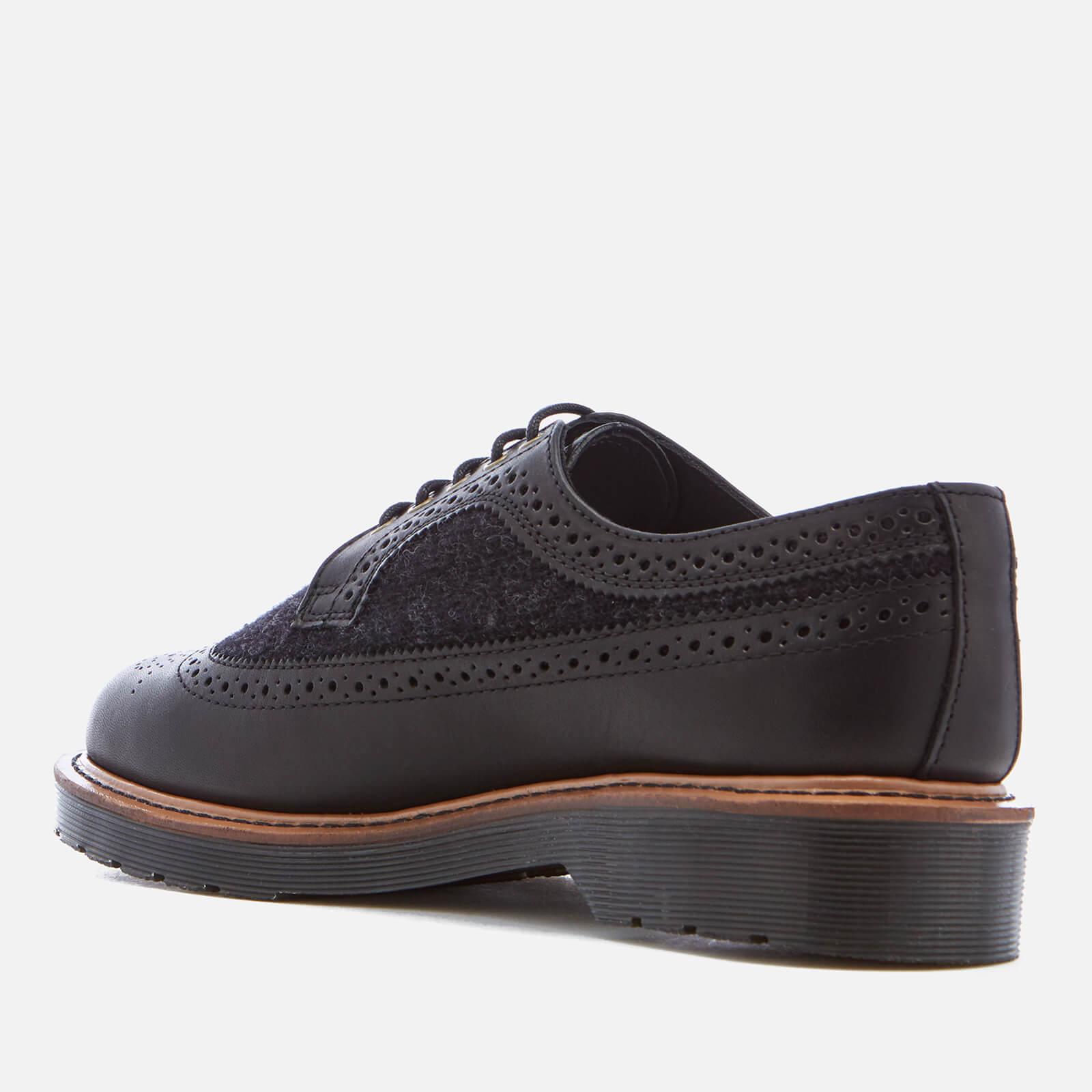 Dr. Martens Men's Core 3989 Leather/wool Brogues in Black/Grey (Black) for  Men - Lyst