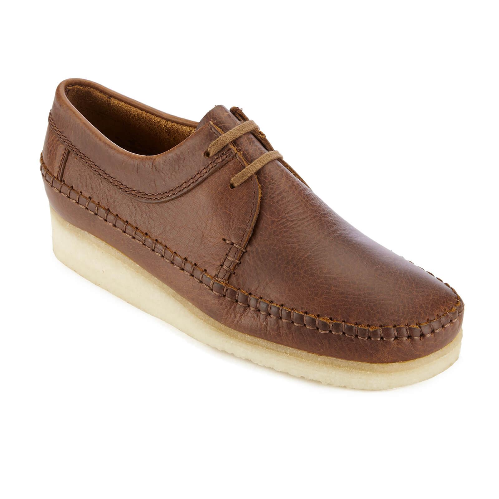 Clarks Leather Men's Weaver Shoes in Tan (Brown) for Men - Lyst