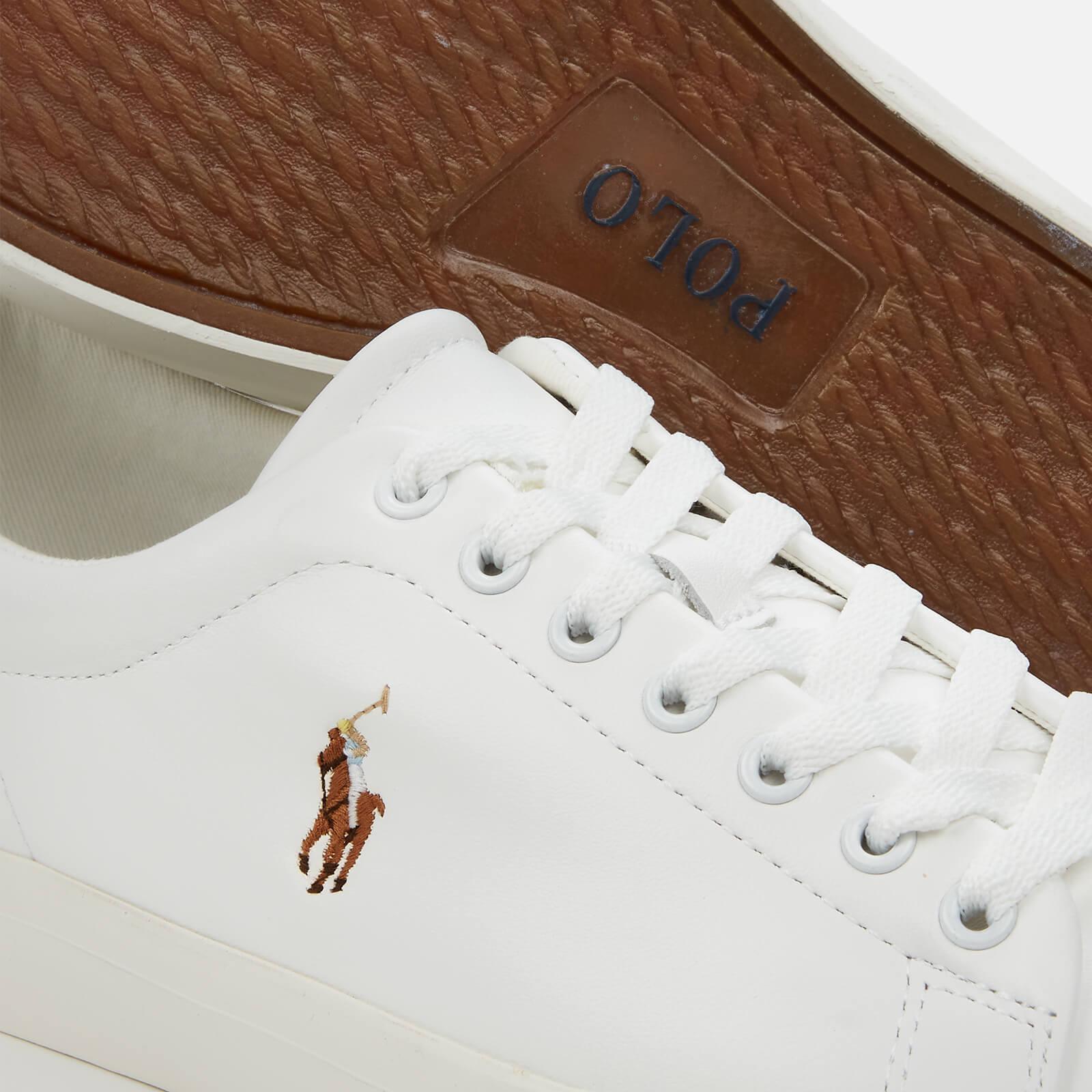 Polo Ralph Lauren Pony Player Vulcanised Leather Sneakers in White for Men  | Lyst