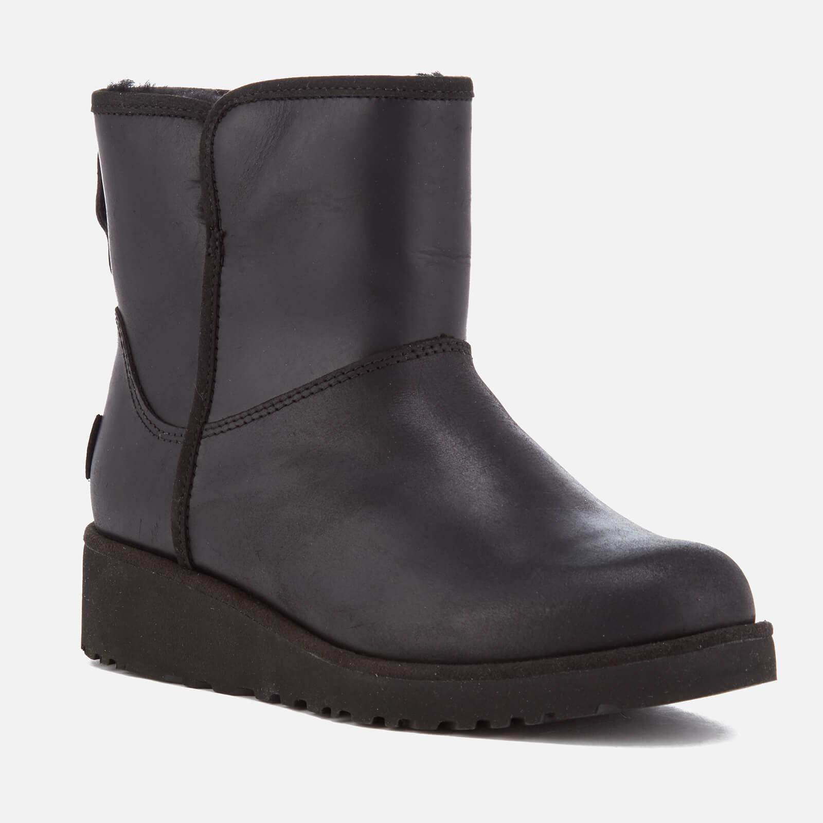 ugg womens kristin leather classic boots black