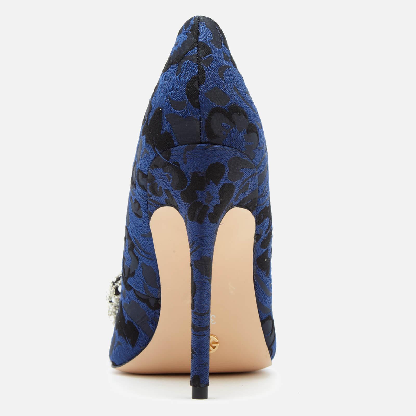 patterned court shoes