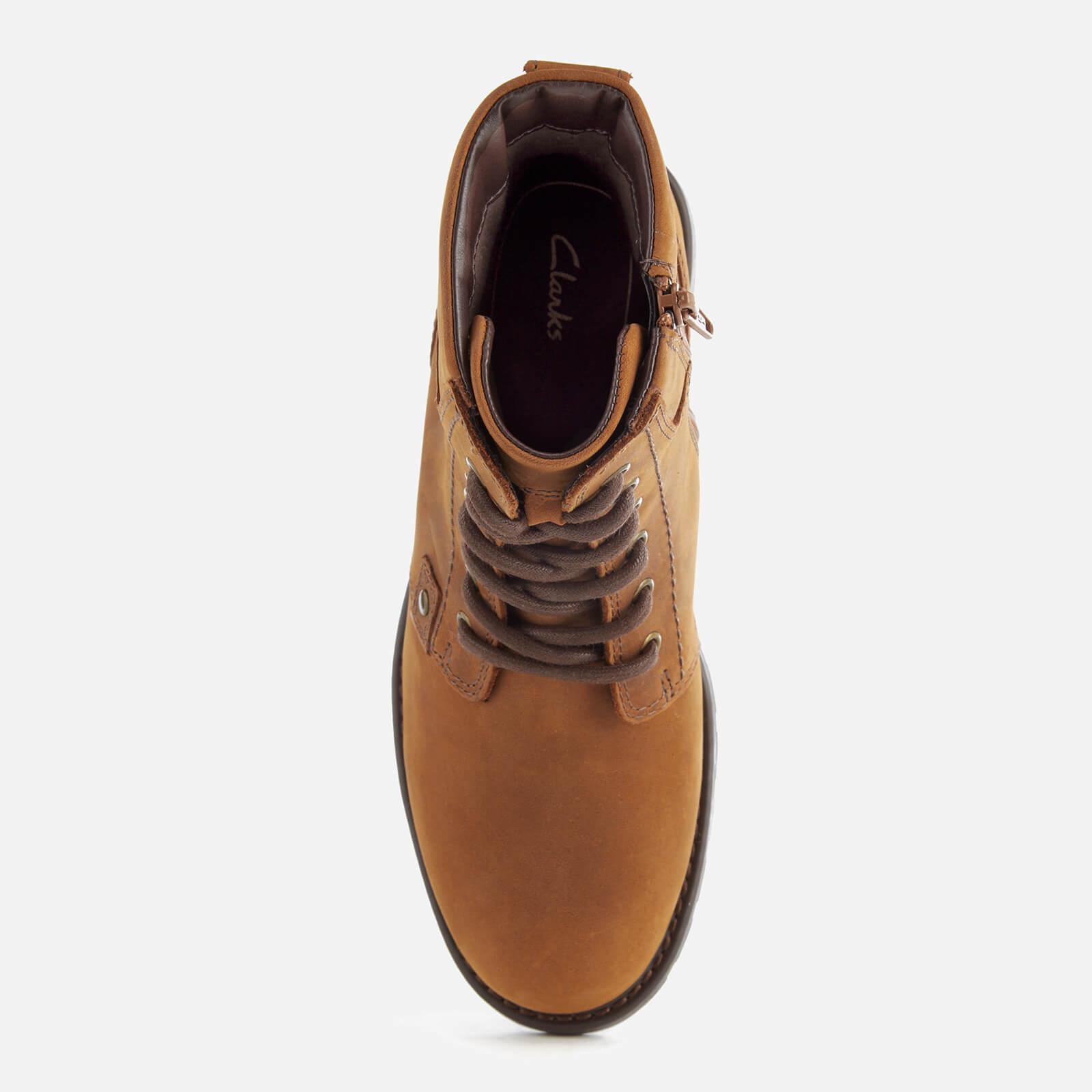 Clarks Women's Orinoco Spice Leather Lace Up Boots in Tan (Brown) - Lyst