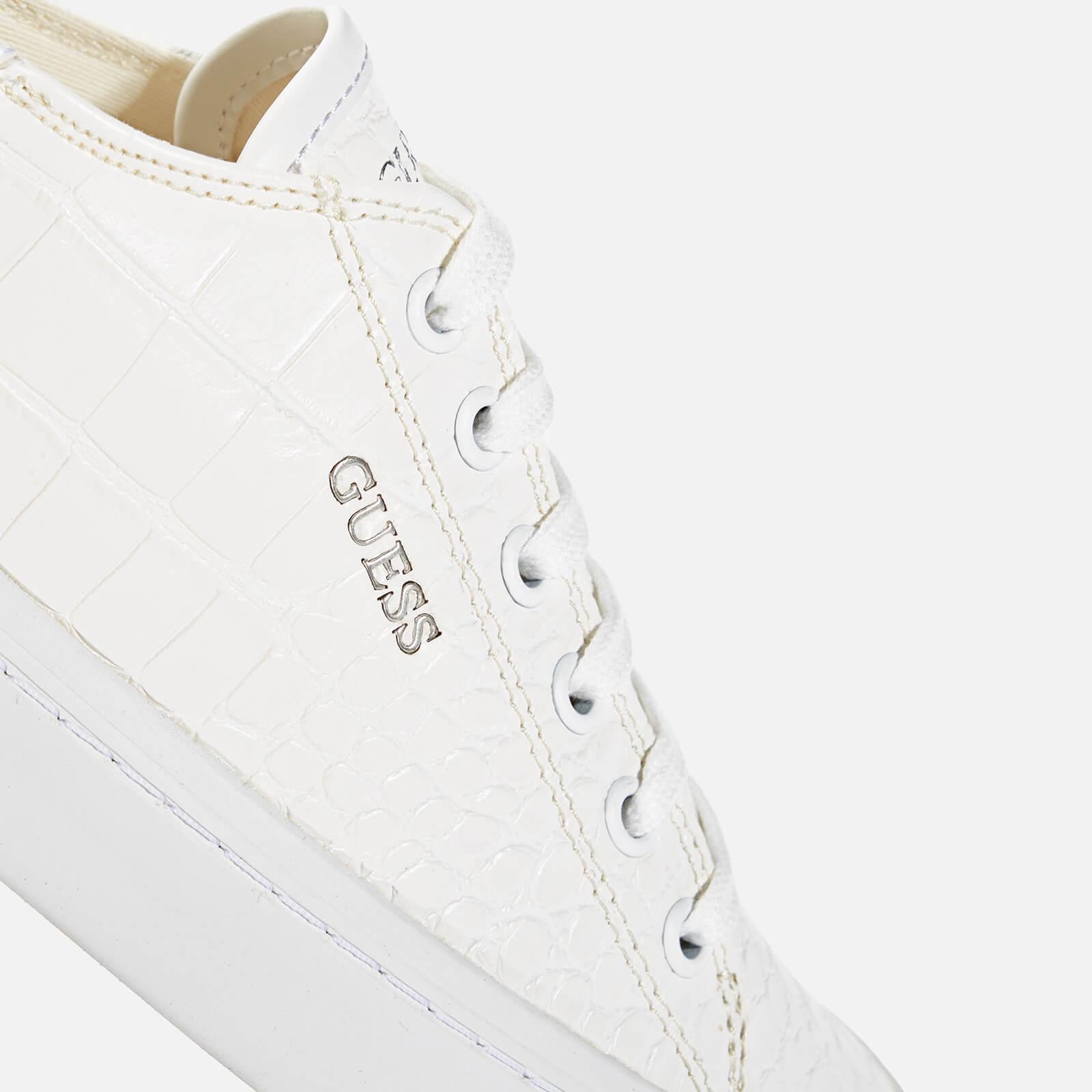 guess white trainers