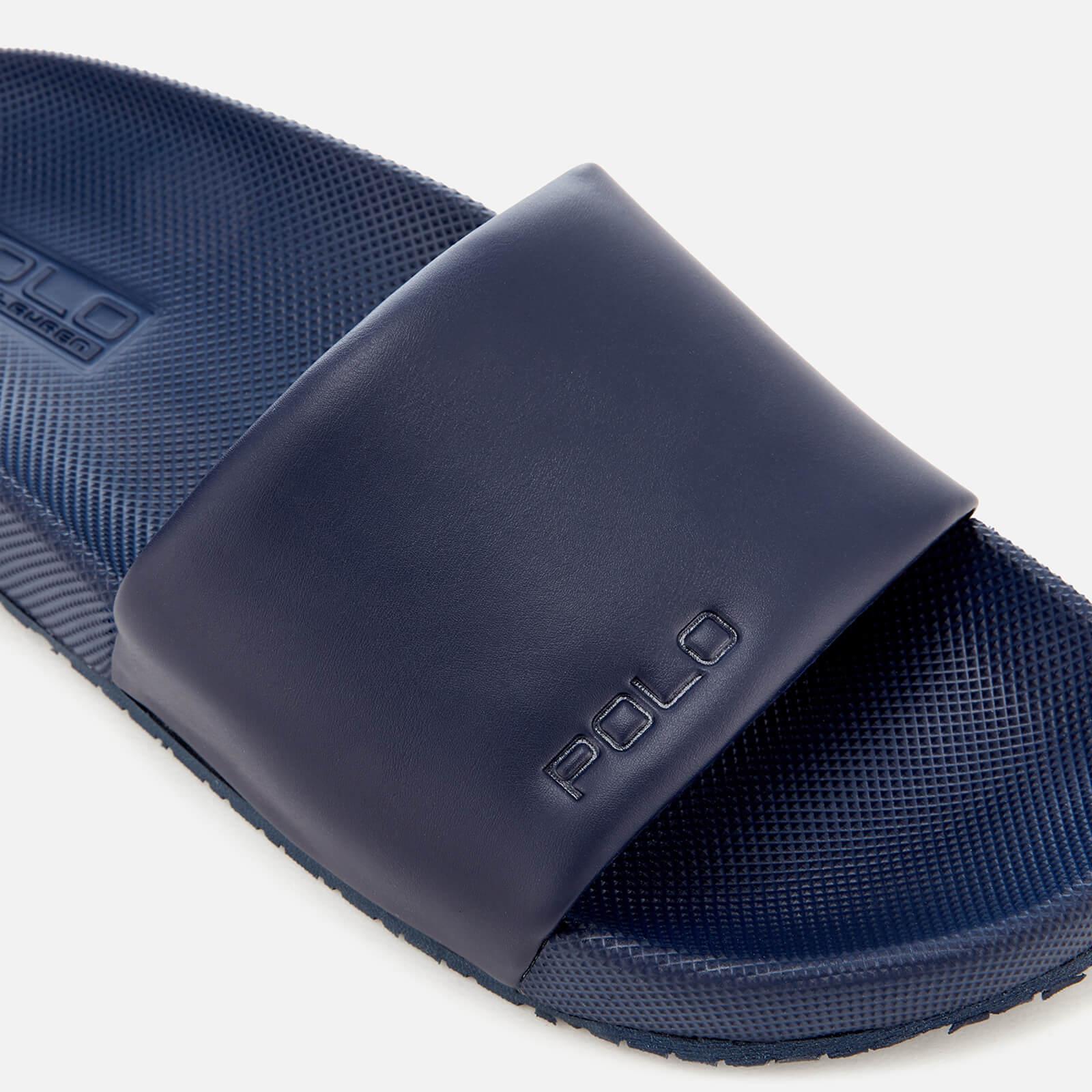 Polo Ralph Lauren Cayson Pool Slide Sandal in Blue for Men | Lyst