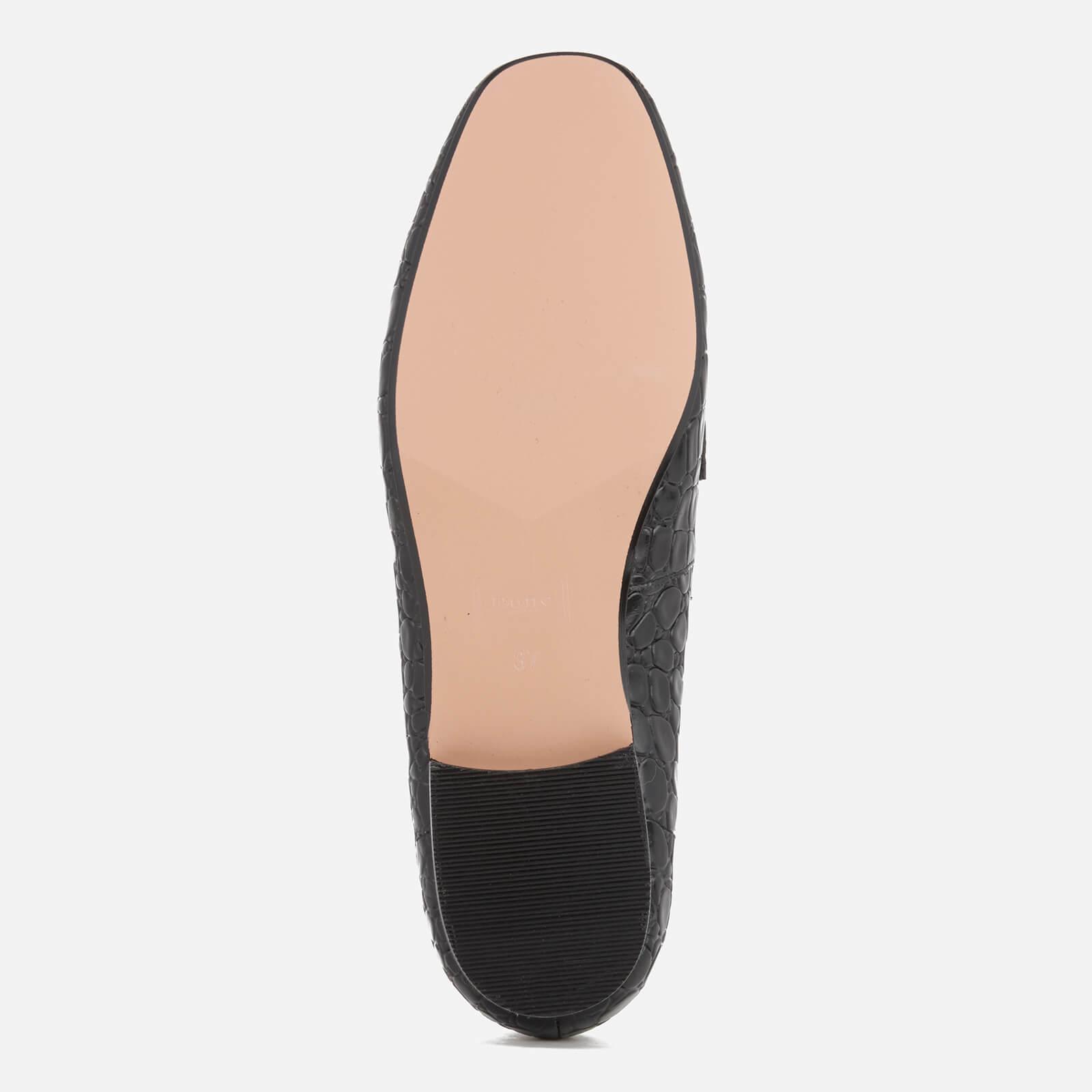 Dune Women's Lolla Leather Loafers in Black Lyst