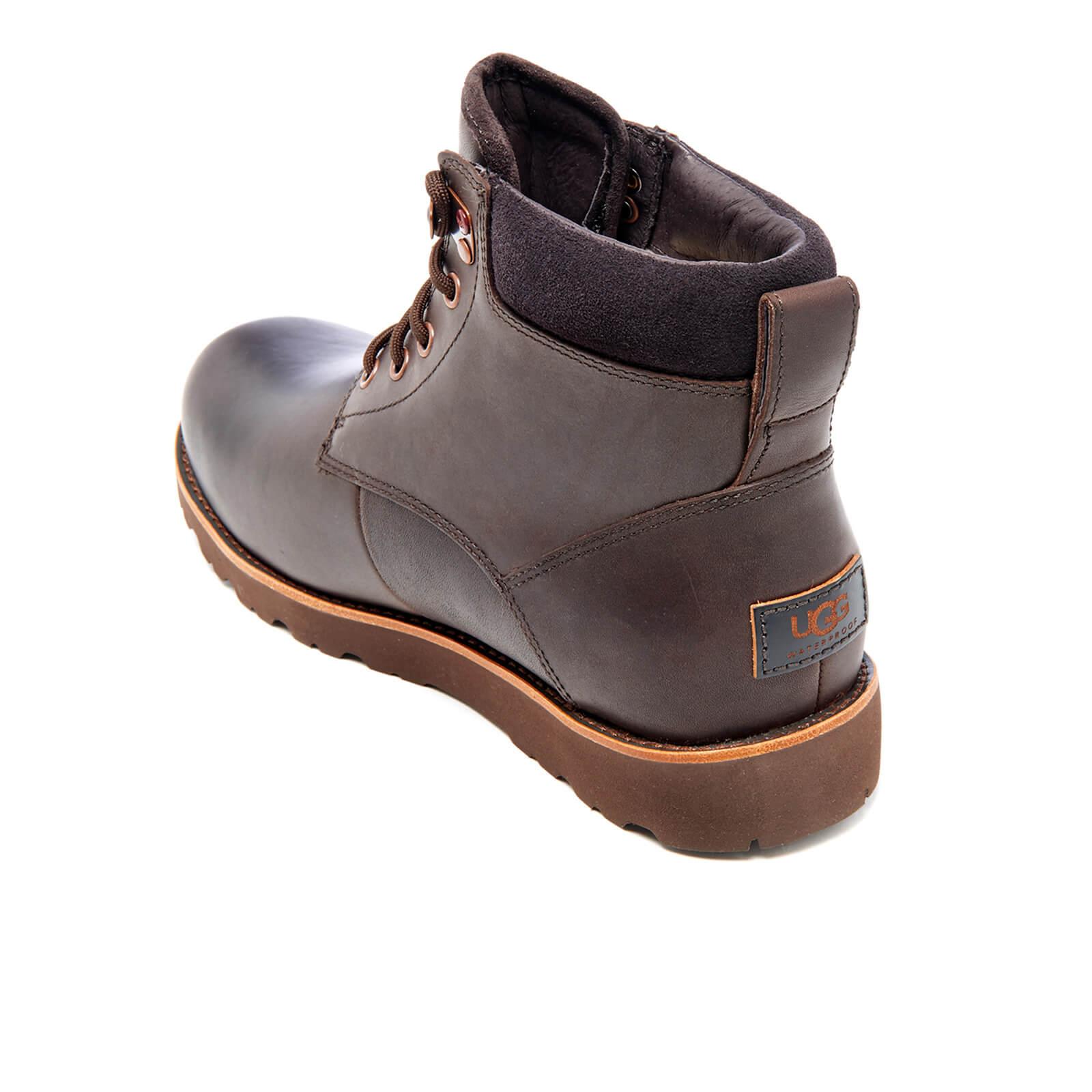 UGG Seton Tl Waterproof Leather Boots in Brown for Men | Lyst