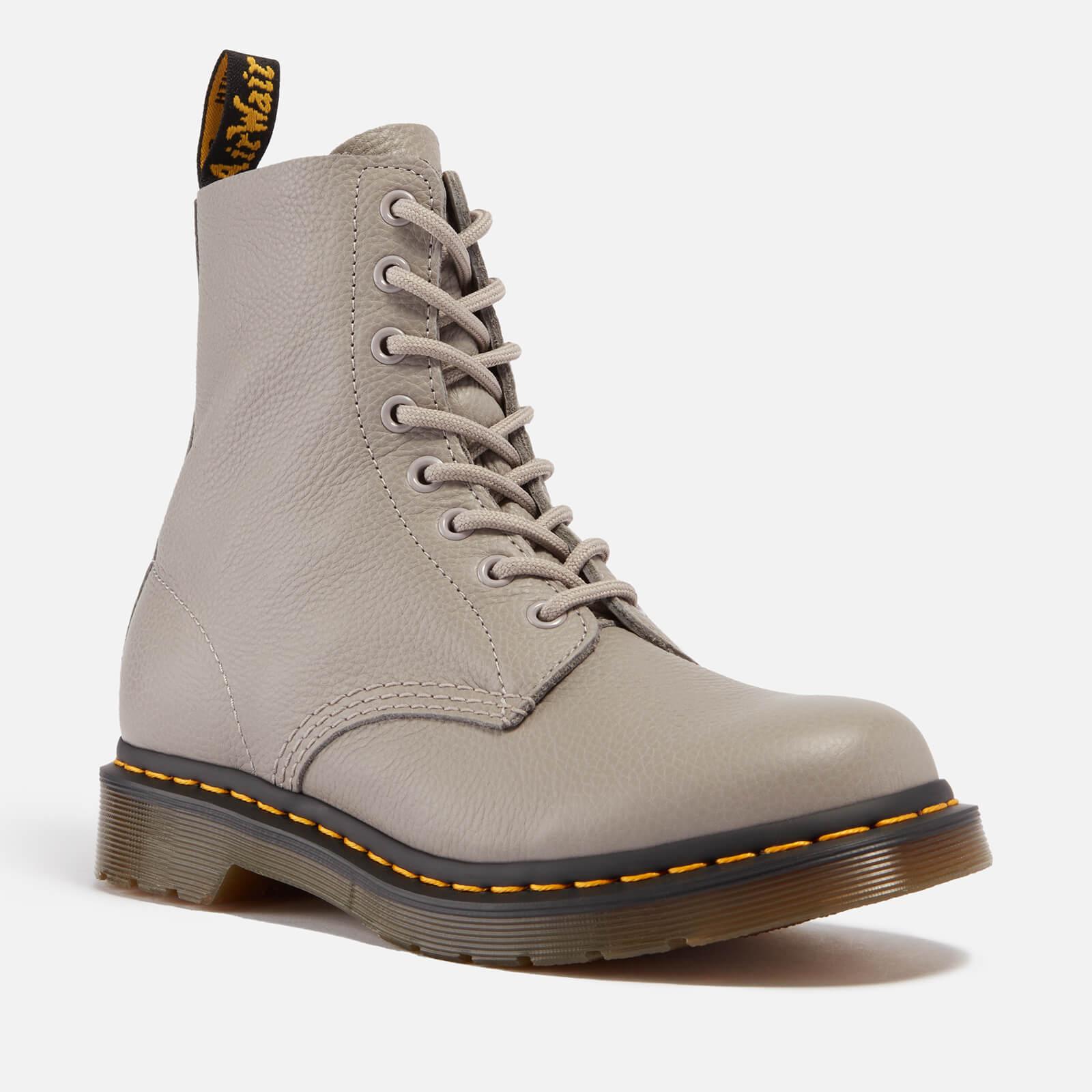 Dr. Martens 1460 Pascal Virginia Leather Boots in Brown | Lyst