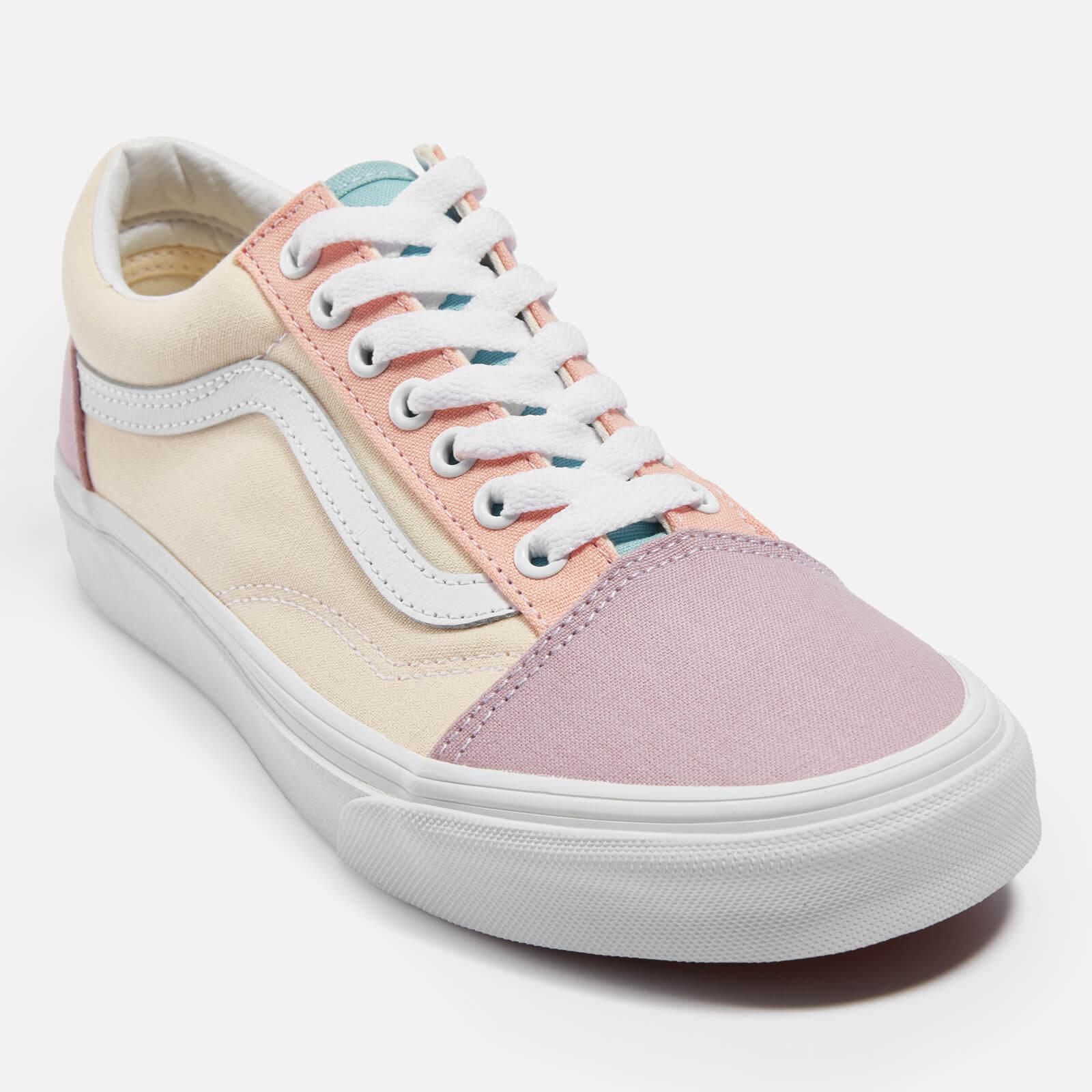 Vans Pastel Block Authentic Canvas Trainers in Gray | Lyst