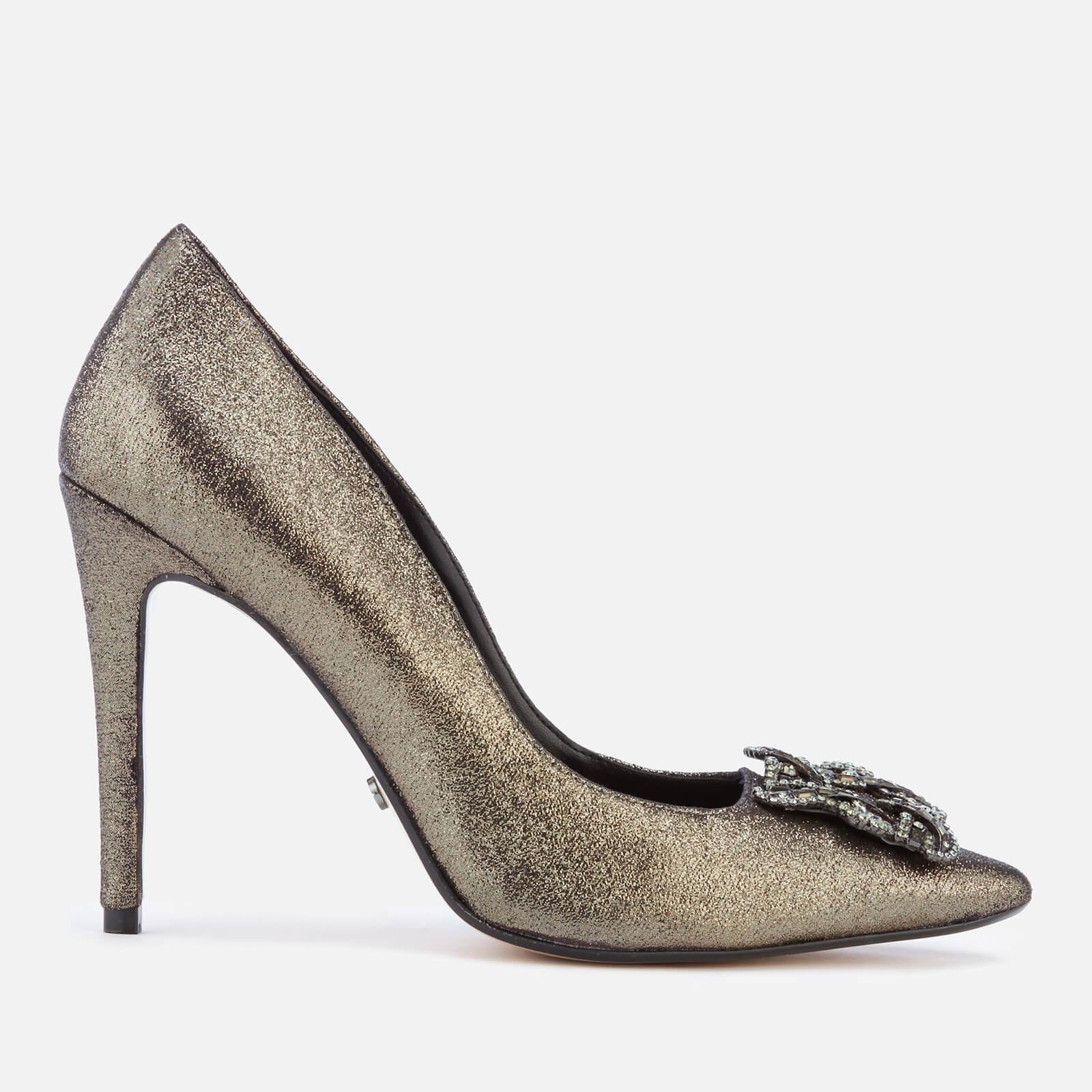  Dune  Women s Breanna Suede Court Shoes  in Metallic Lyst