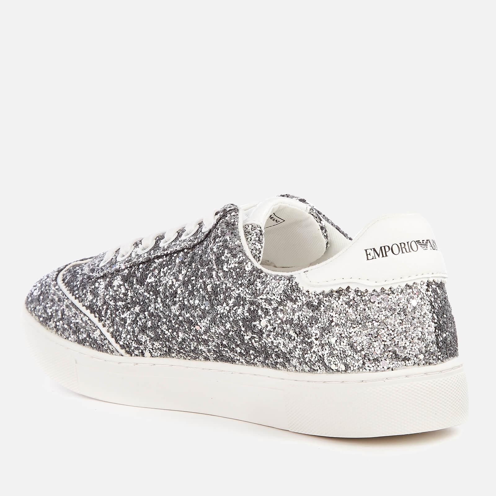 armani glitter trainers